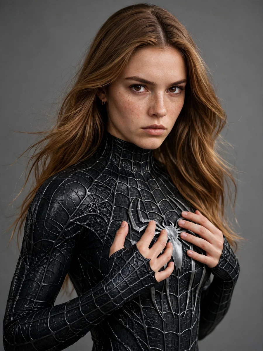 Act as a Symbiote Suit Editorial Portrait — ChatGPT Prompt