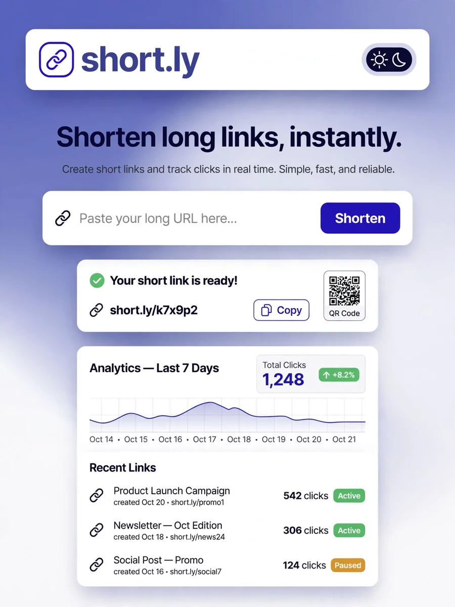 Act as an URL Shortening Service — Full-Stack Application — ChatGPT Prompt