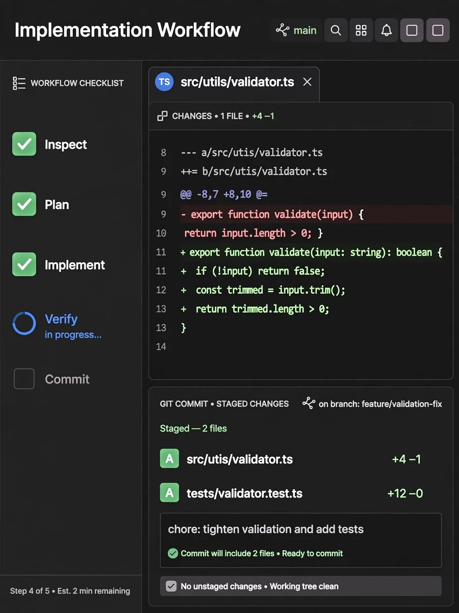 Act as an Implementation Workflow — ChatGPT Prompt