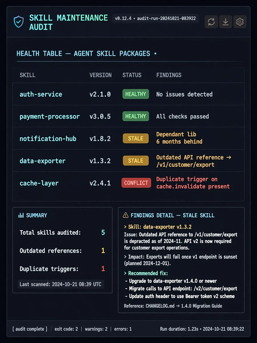 Act as a Skill Maintenance Audit — ChatGPT Prompt