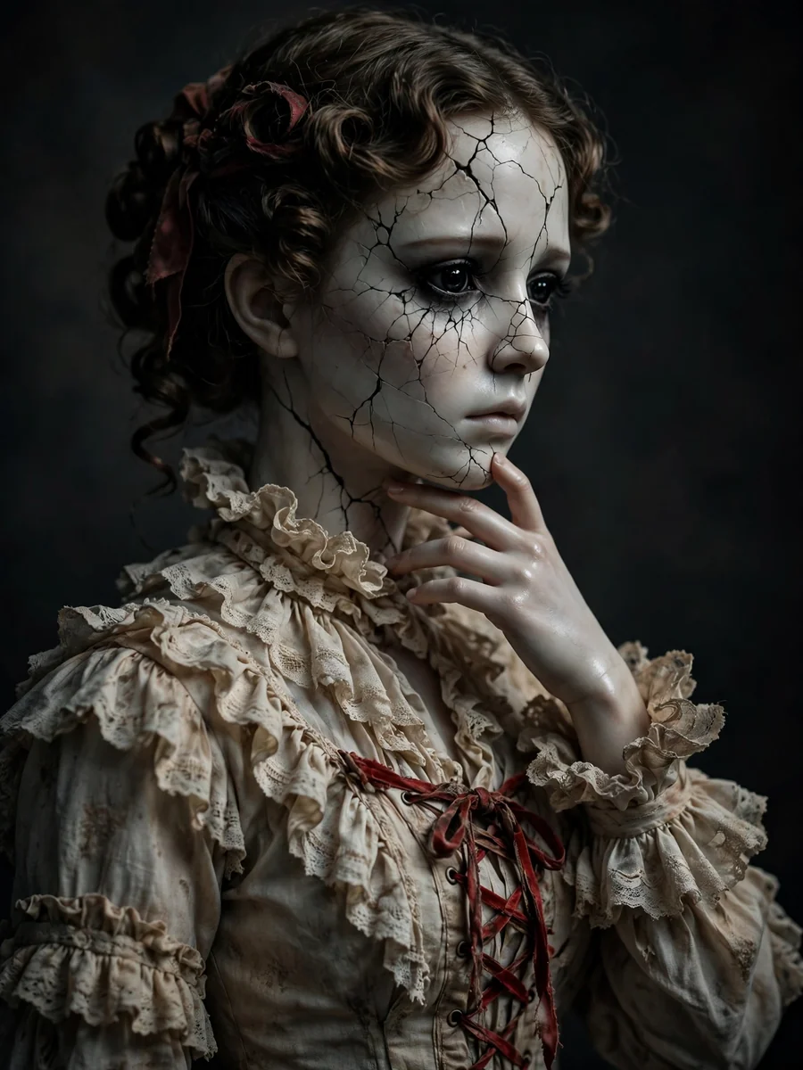 Act as an Eerie Broken Doll Portrait — ChatGPT Prompt