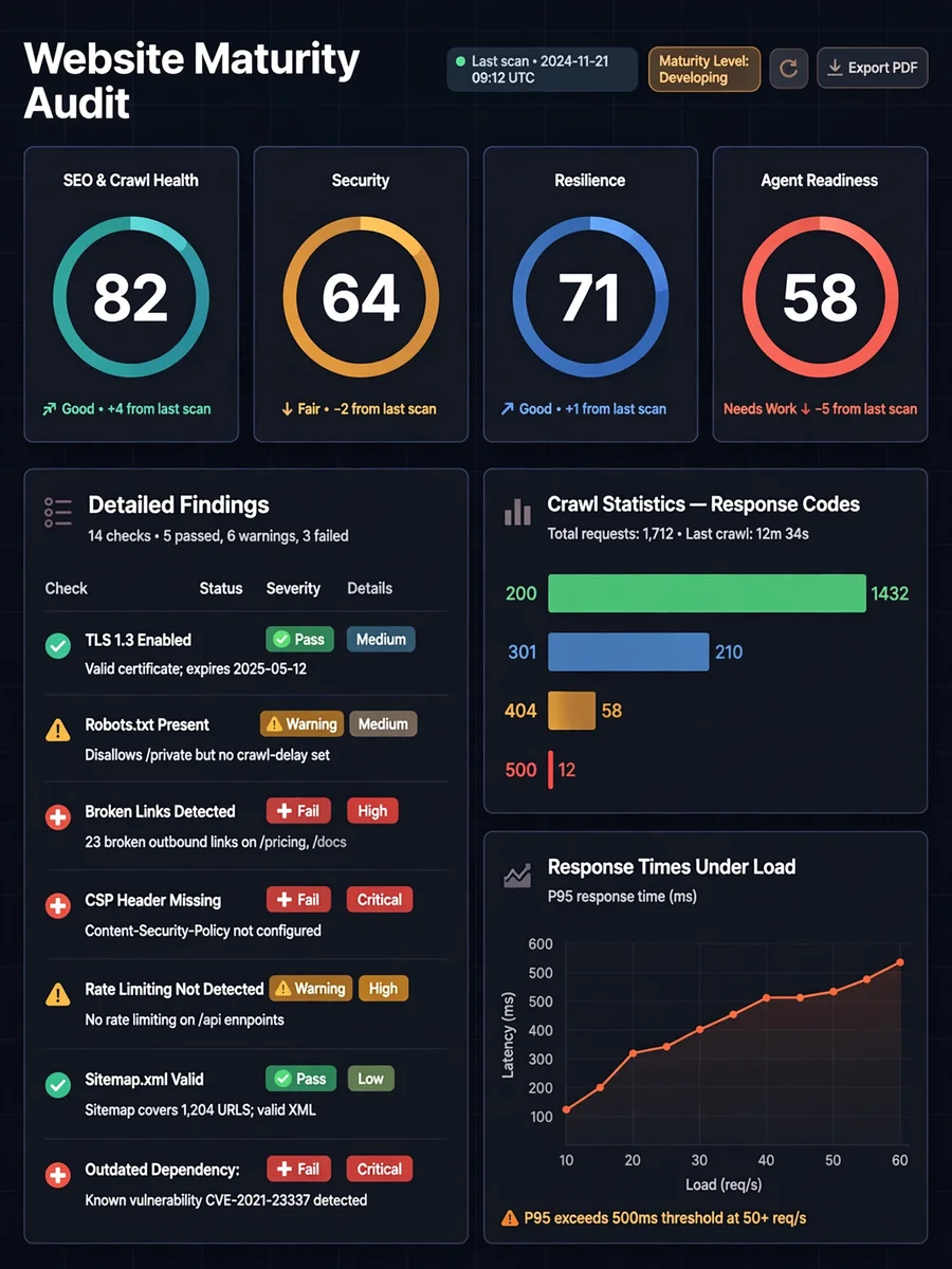 Hostile-Consumer Maturity Audit for a Website + MCP Server — ChatGPT Prompt