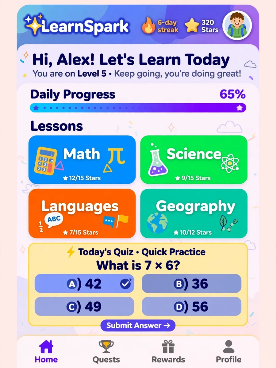 Act as an Interactive Educational Learning App Designer — ChatGPT Prompt