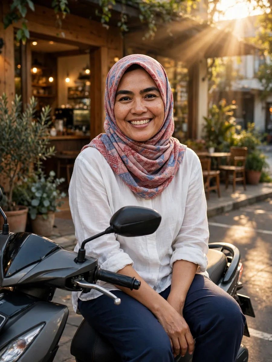 Act as a Cinematic Cafe Hangout Portrait — ChatGPT Prompt