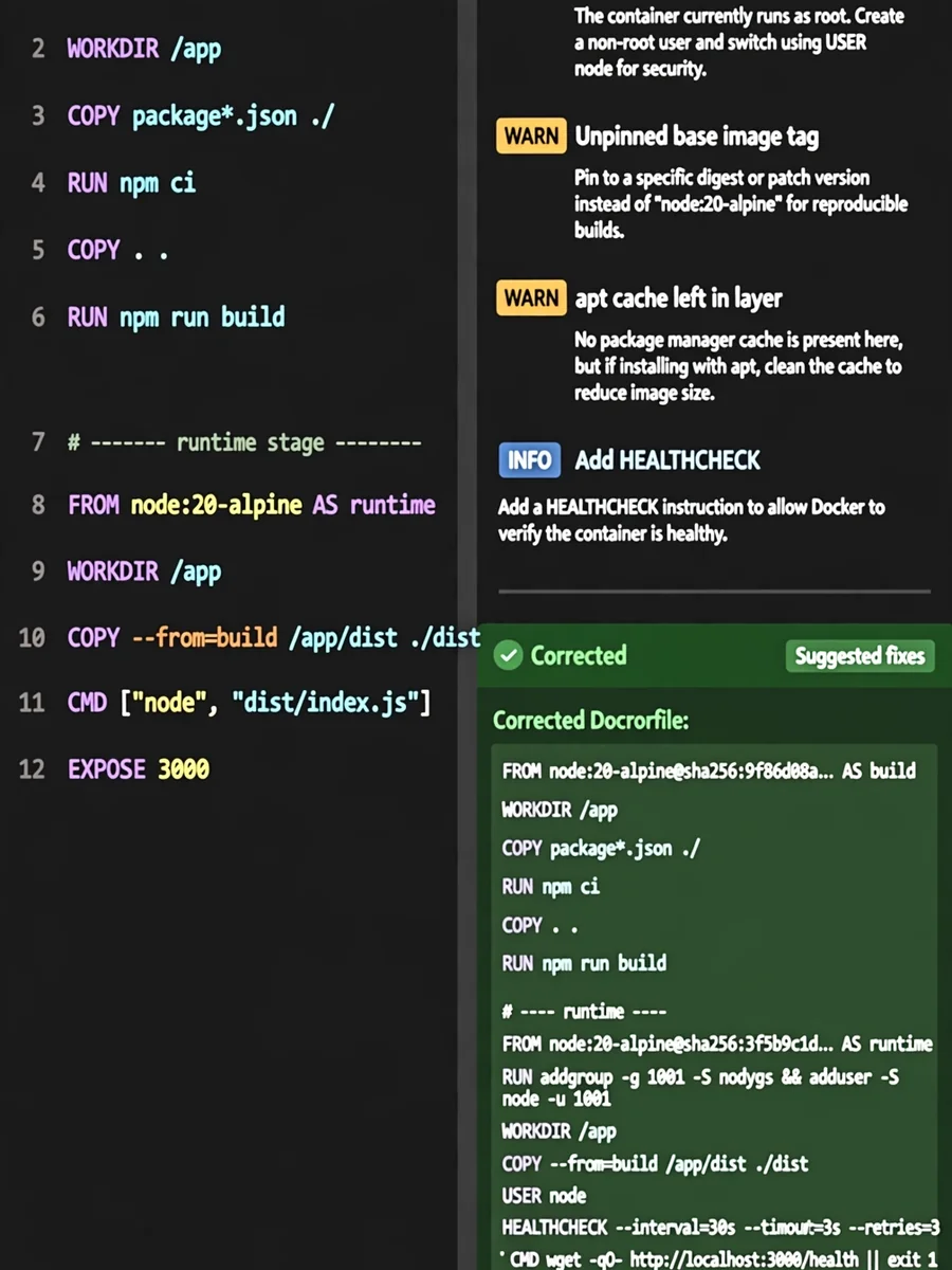 Act as a Dockerfile Best Practices Reviewer — ChatGPT Prompt