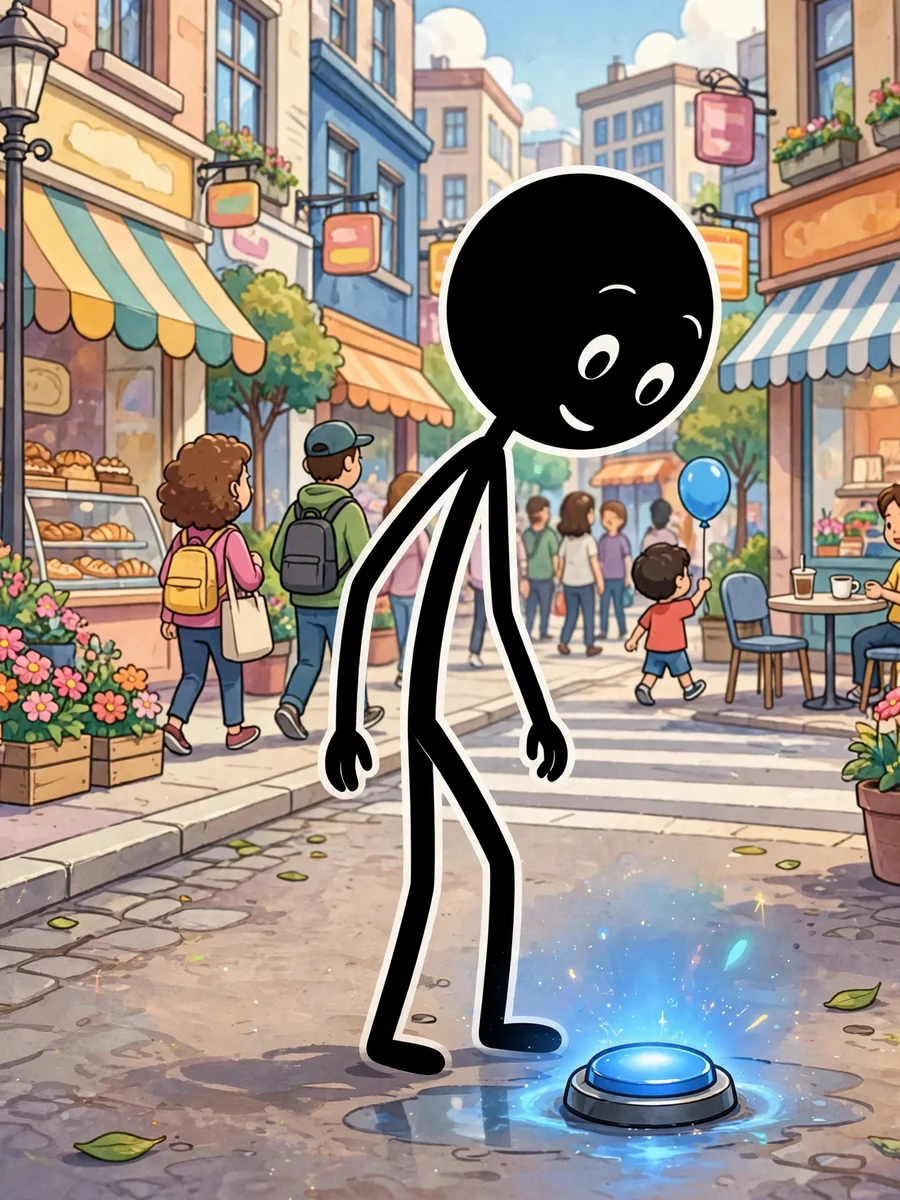 What If a Stick Man Could Stop Time? Animated Short — ChatGPT Prompt