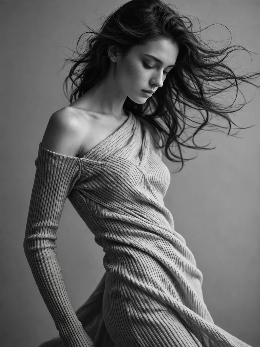 Act as an Elegant Monochrome S-Curve Portrait — ChatGPT Prompt