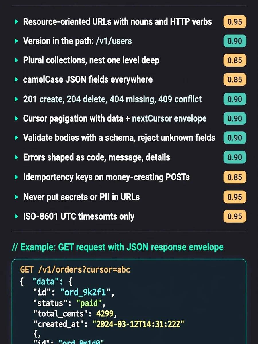 Act as an API Design taste — ChatGPT Prompt