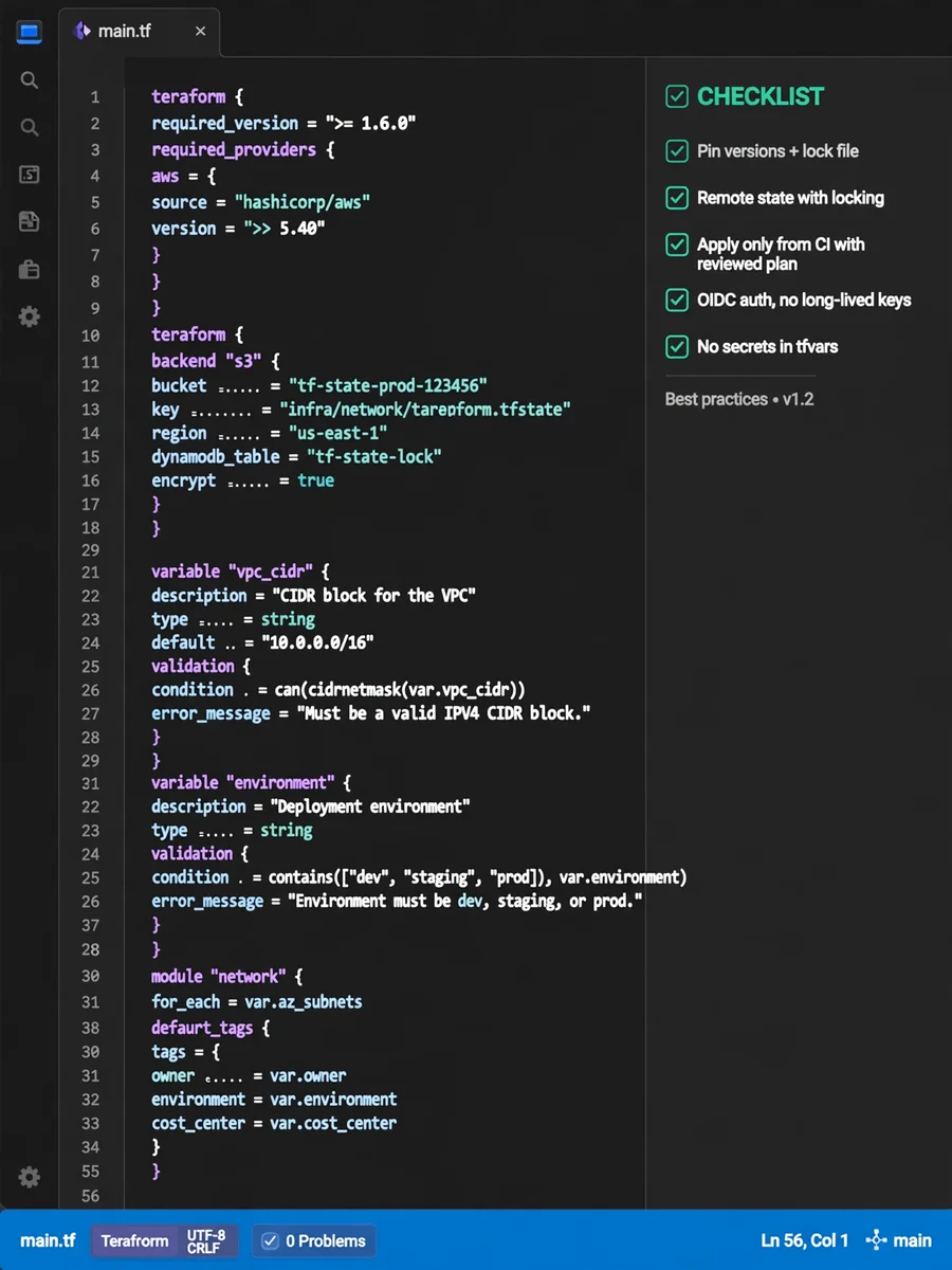 Act as a Terraform taste — ChatGPT Prompt
