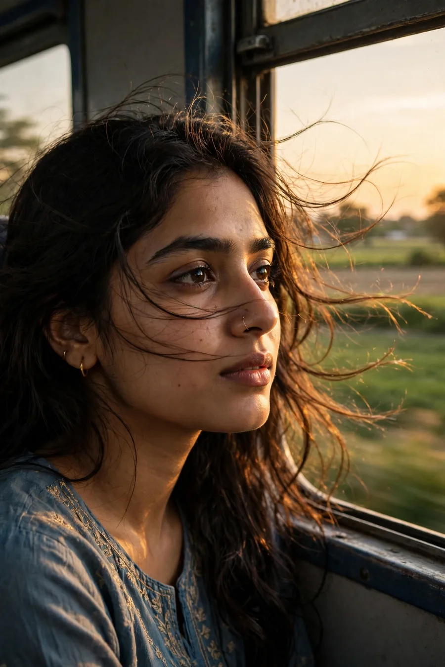 Saanu Ek Pal Train Window Video