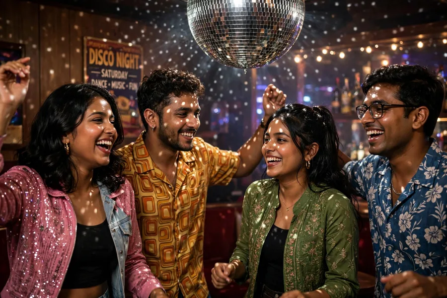 Friends Disco Dance Party Video
