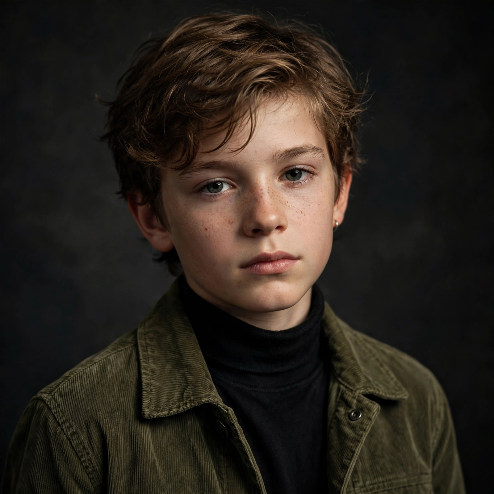 Aesthetic Studio Portrait Boy