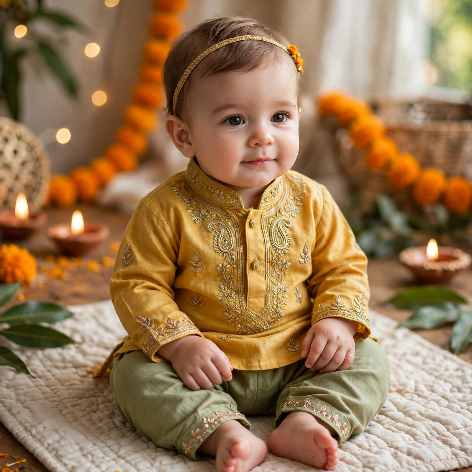 Baby Diwali Outfit