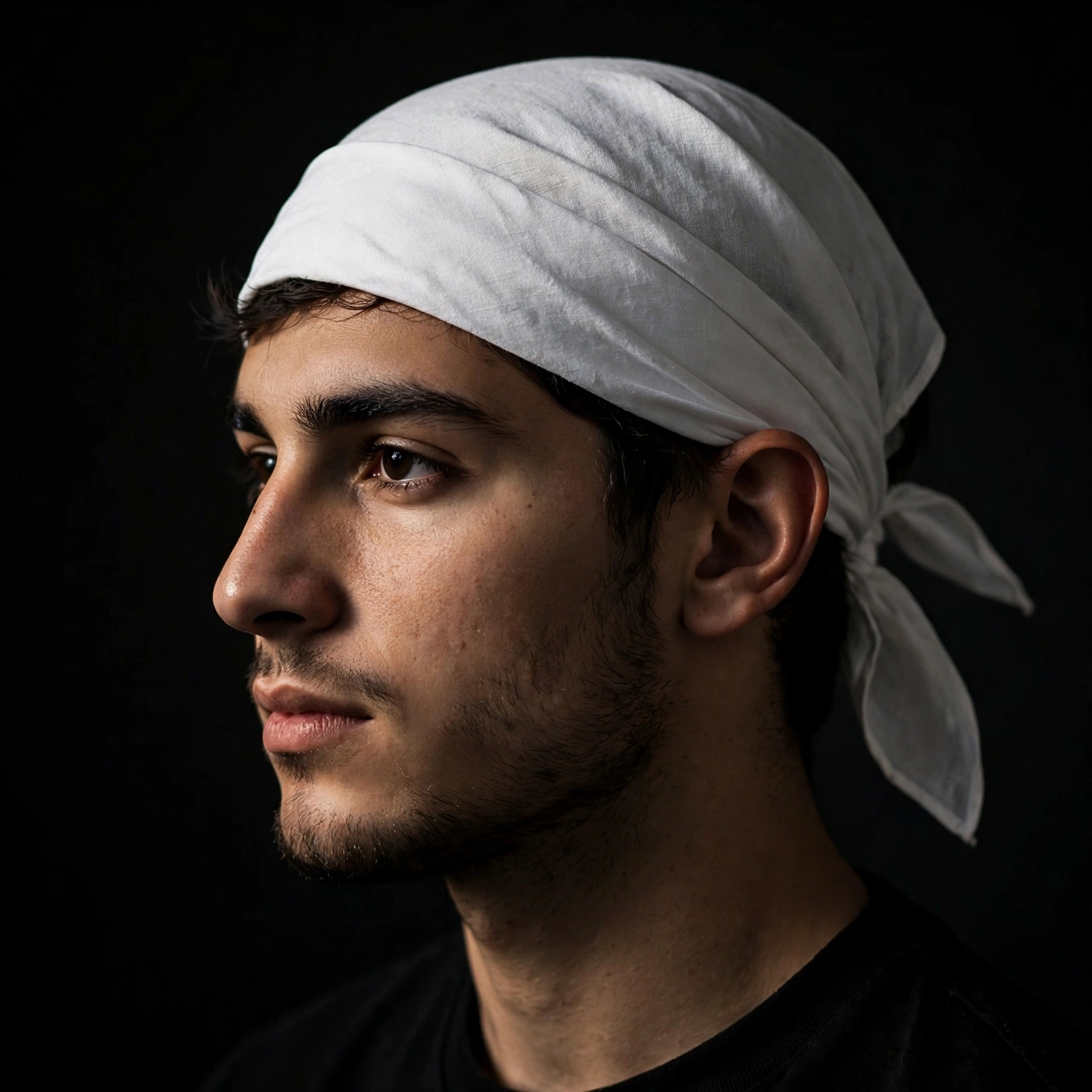 Bandaged Head Portrait