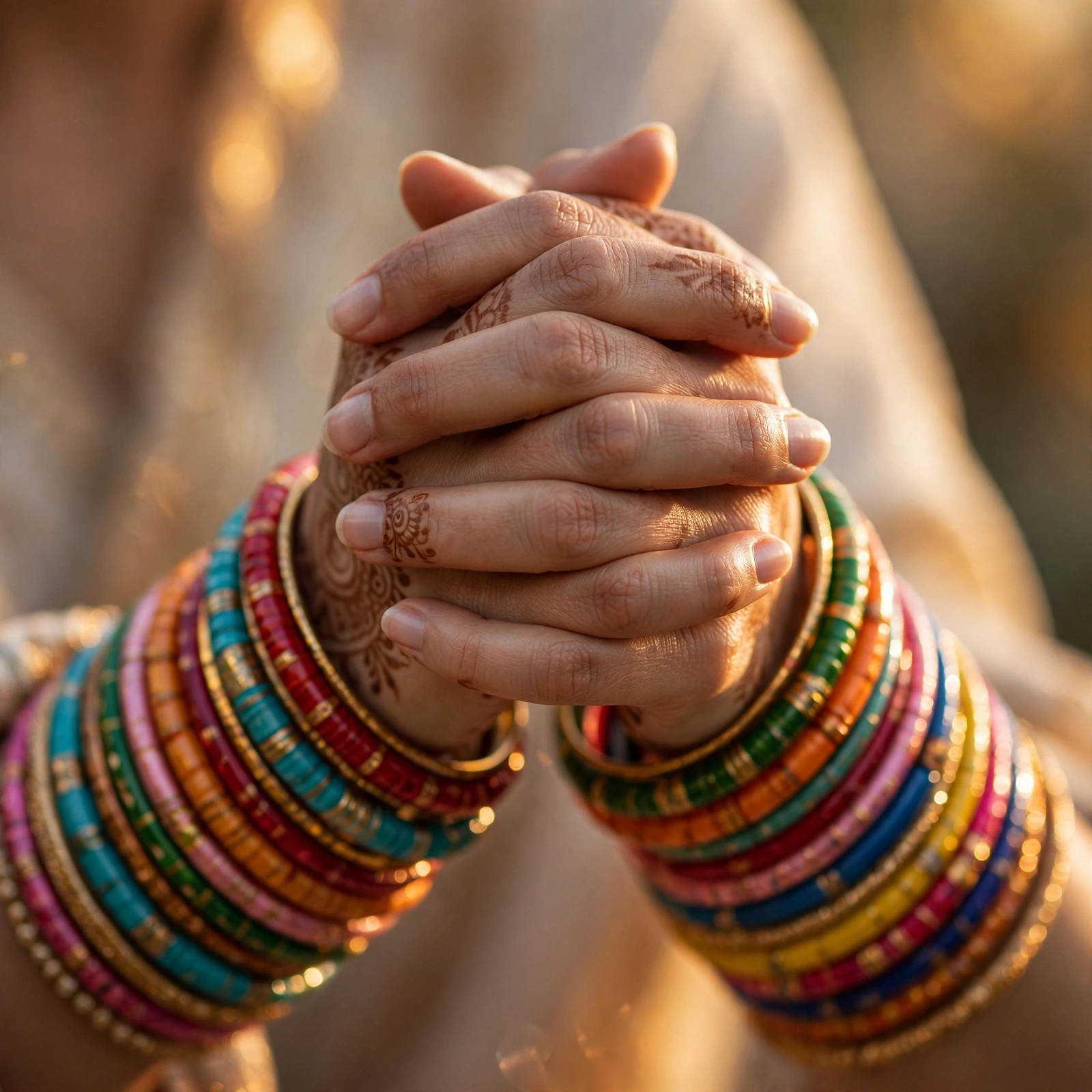 Bangles Close-Up Portrait