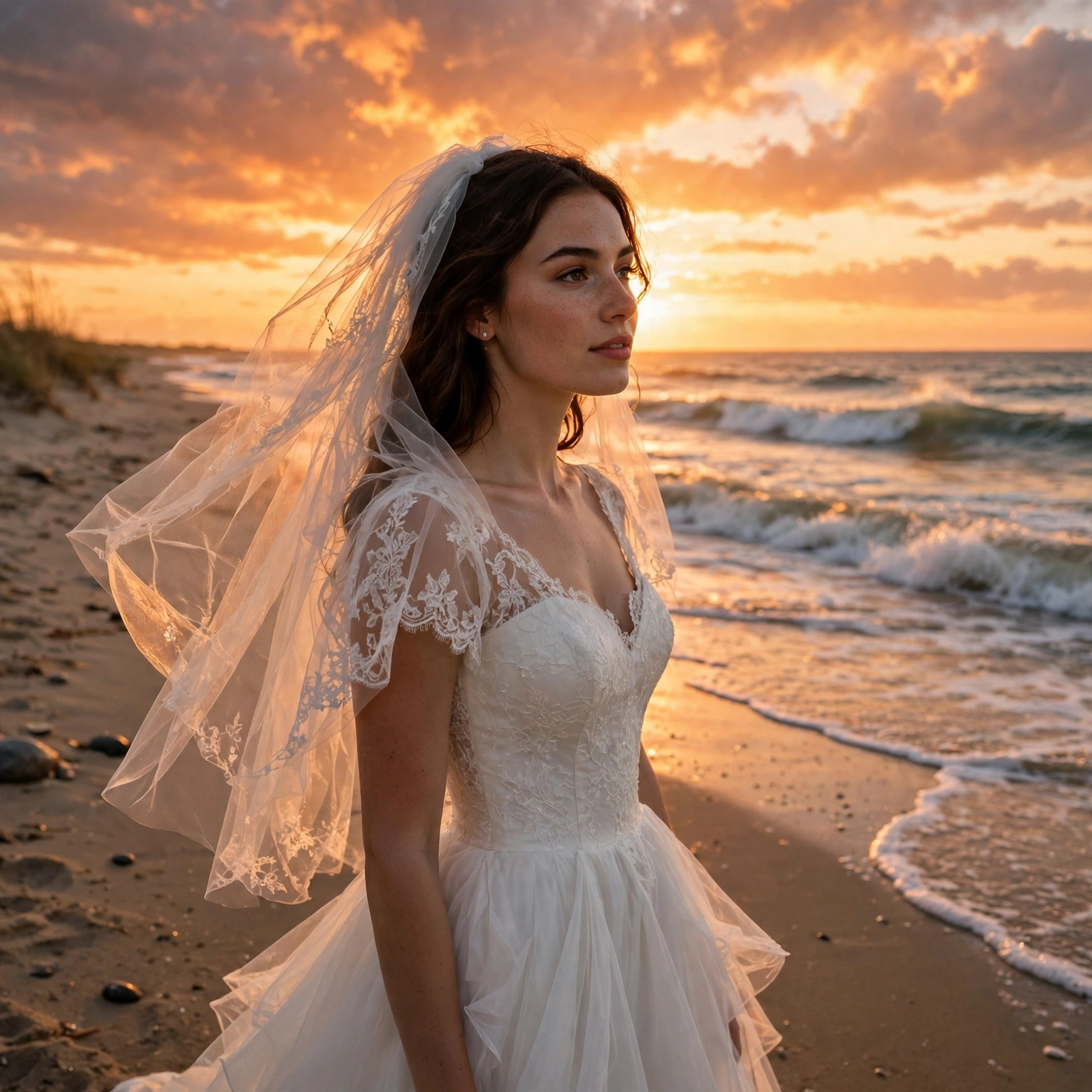Bride Beach Sunset