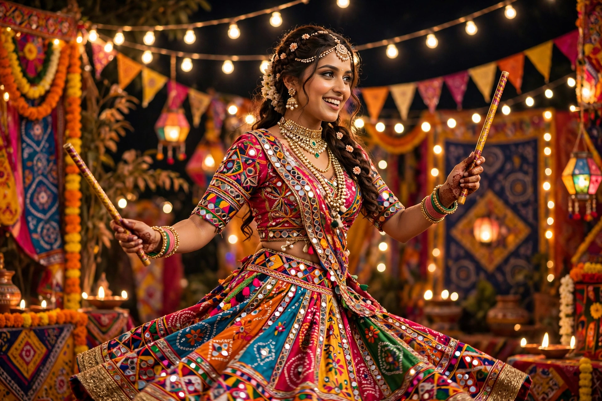 Bride Navratri Garba