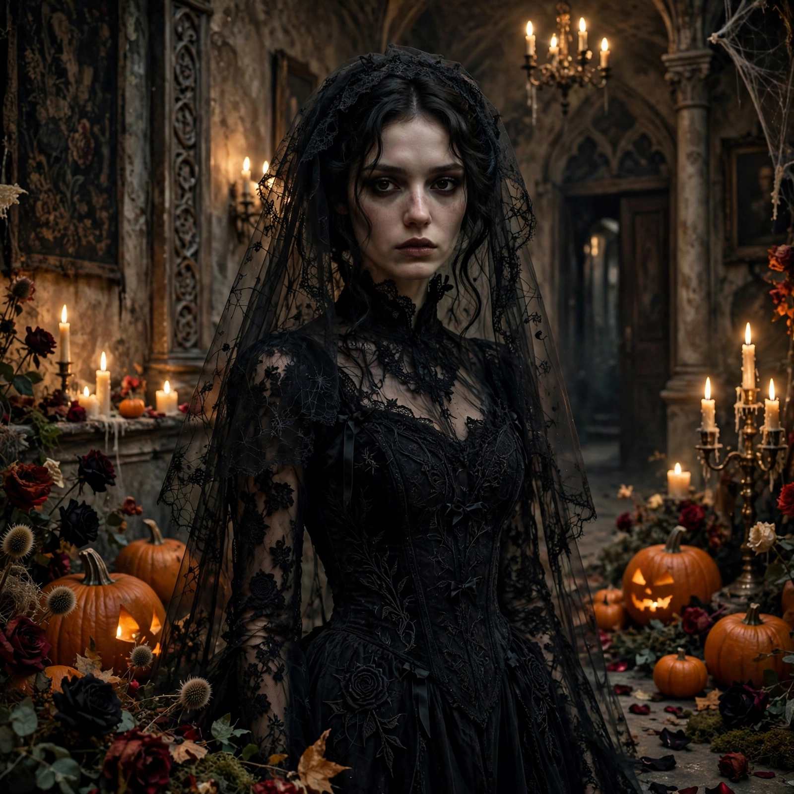Bride Spooky Portrait