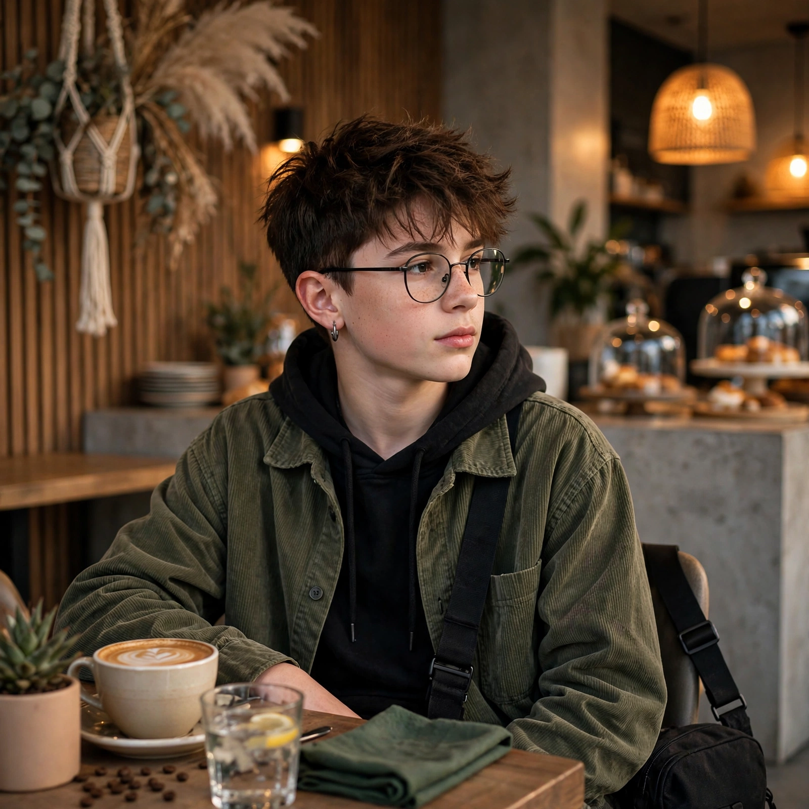 Cafe Aesthetic Boy