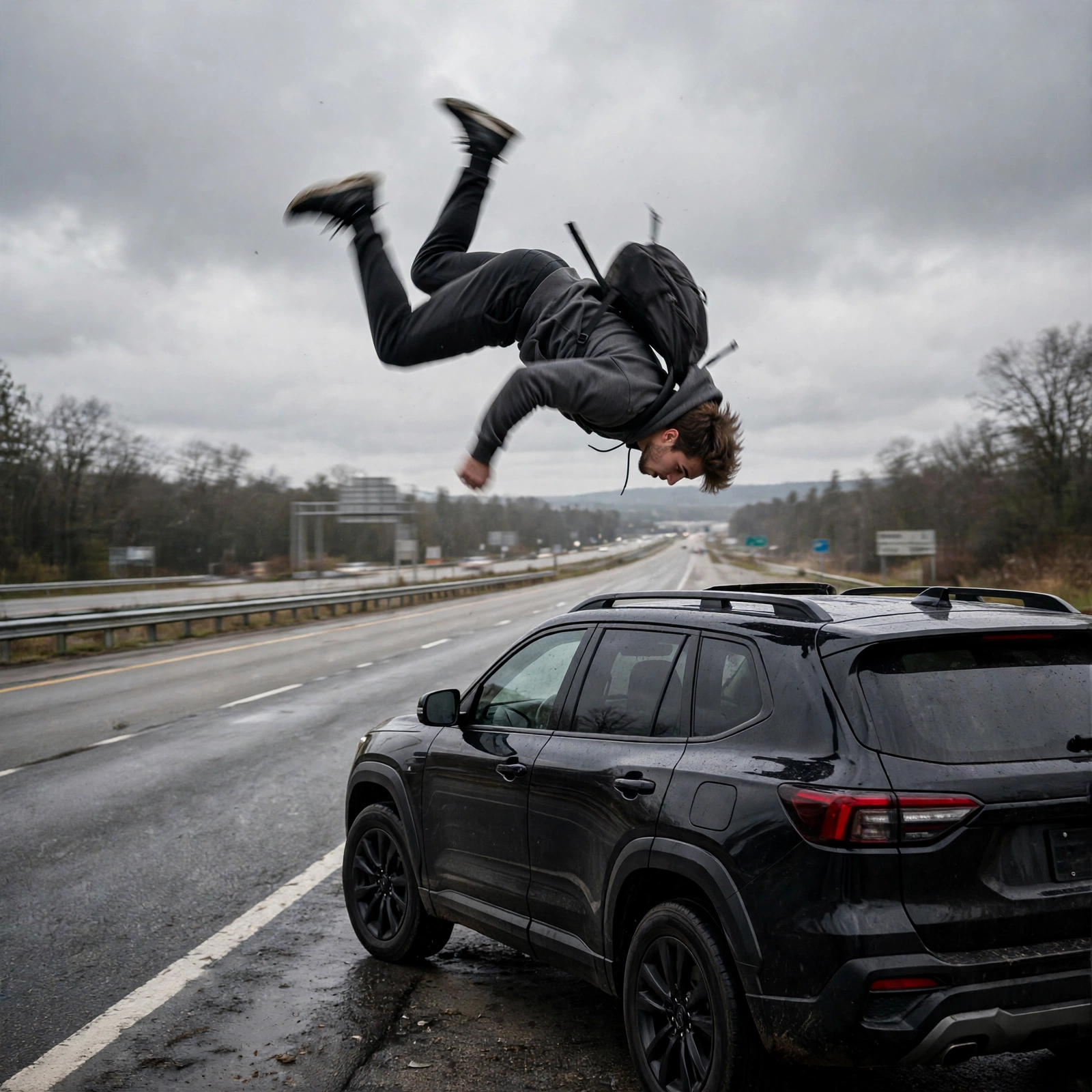 Car Roof Backflip