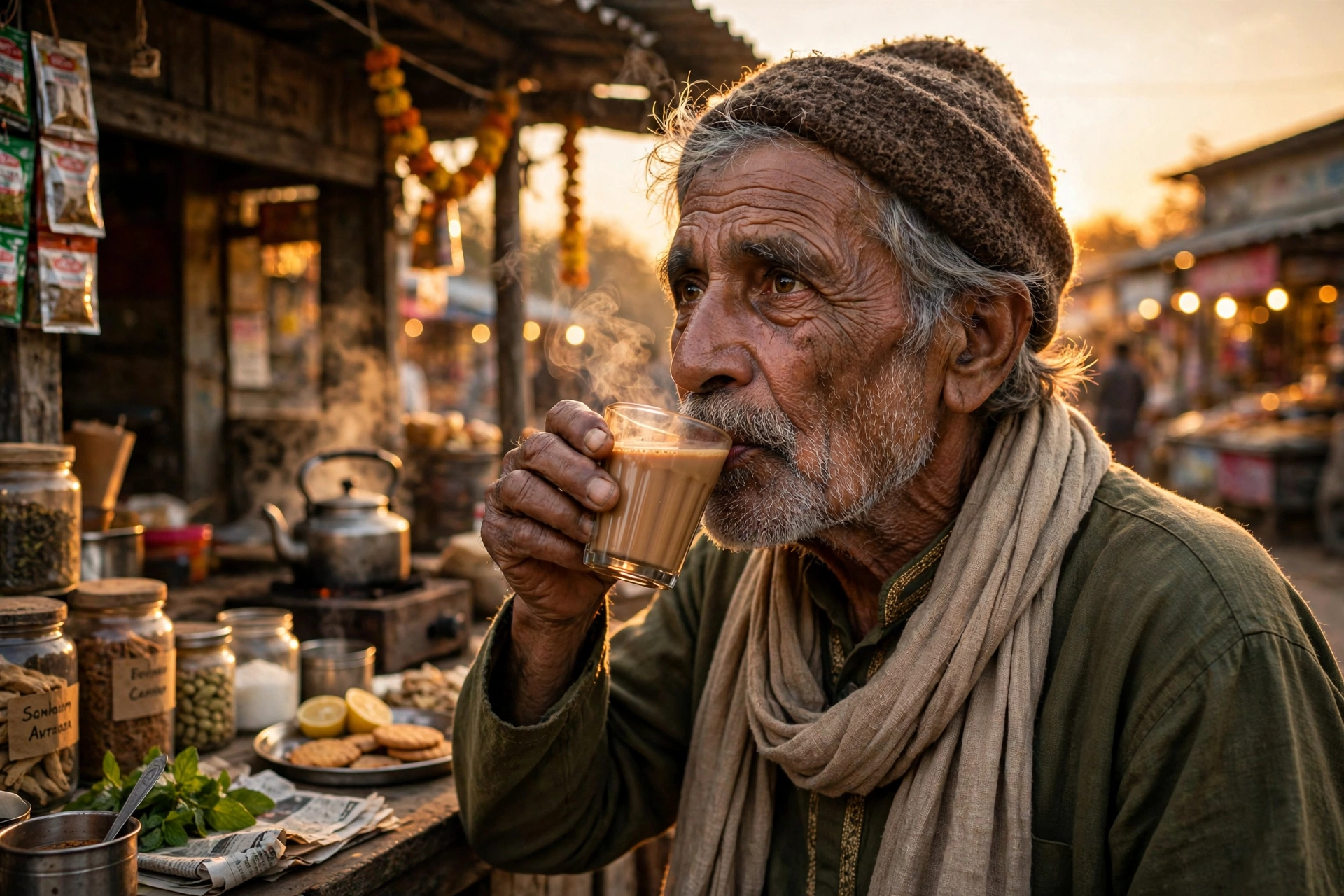 Chai Stall Philosopher