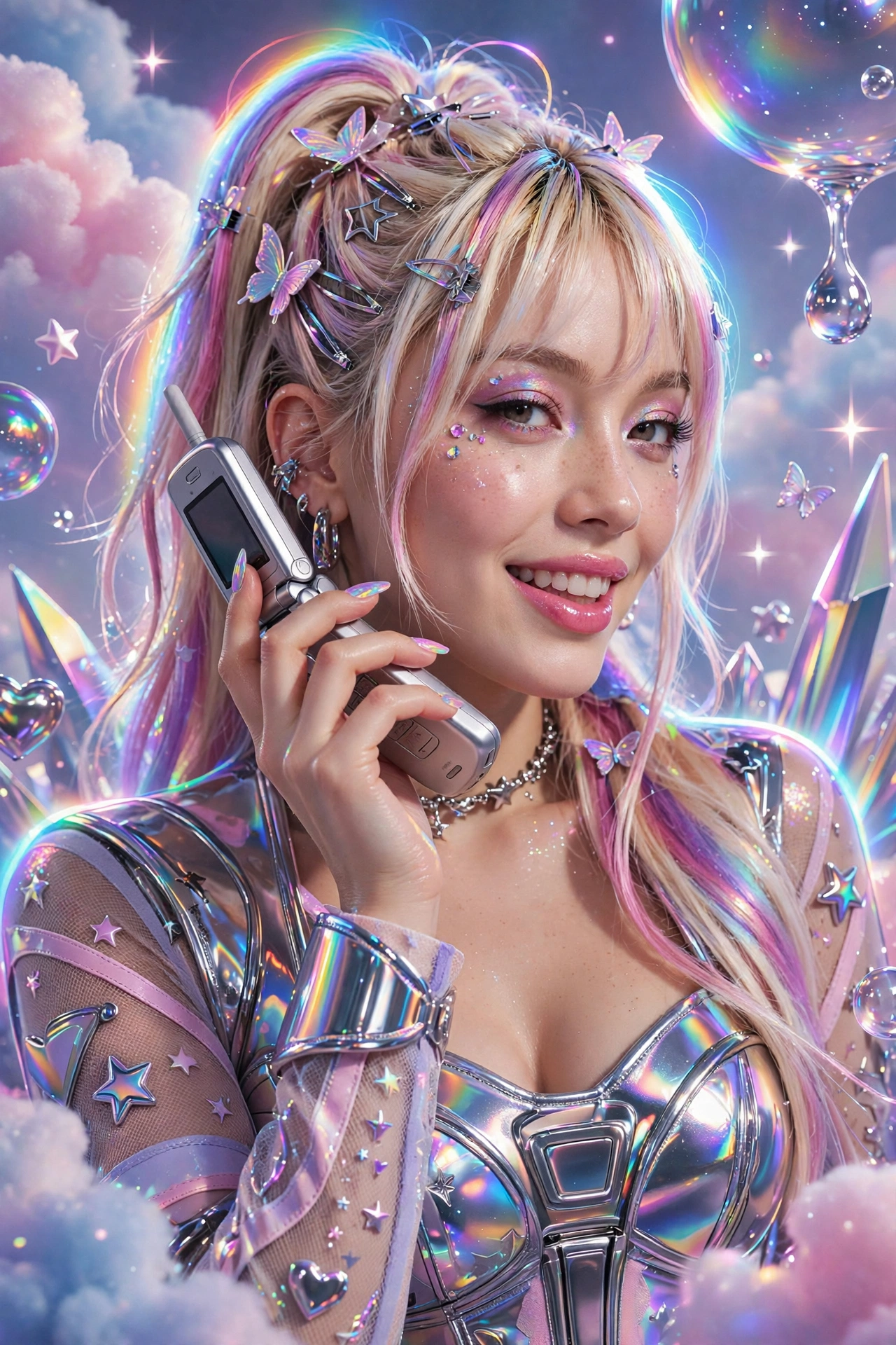 Chrome Bubble Dreams