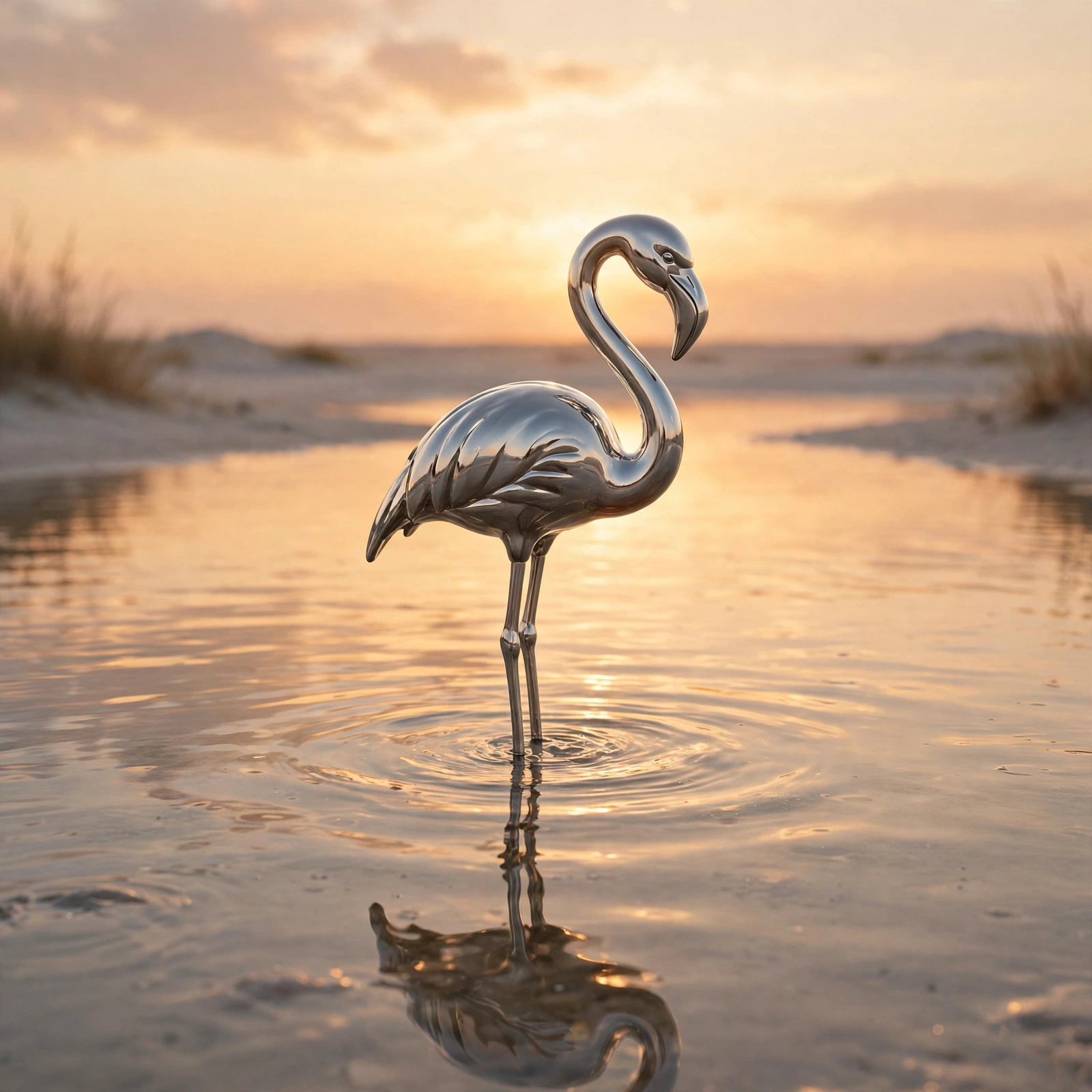 Chrome Flamingo Hour