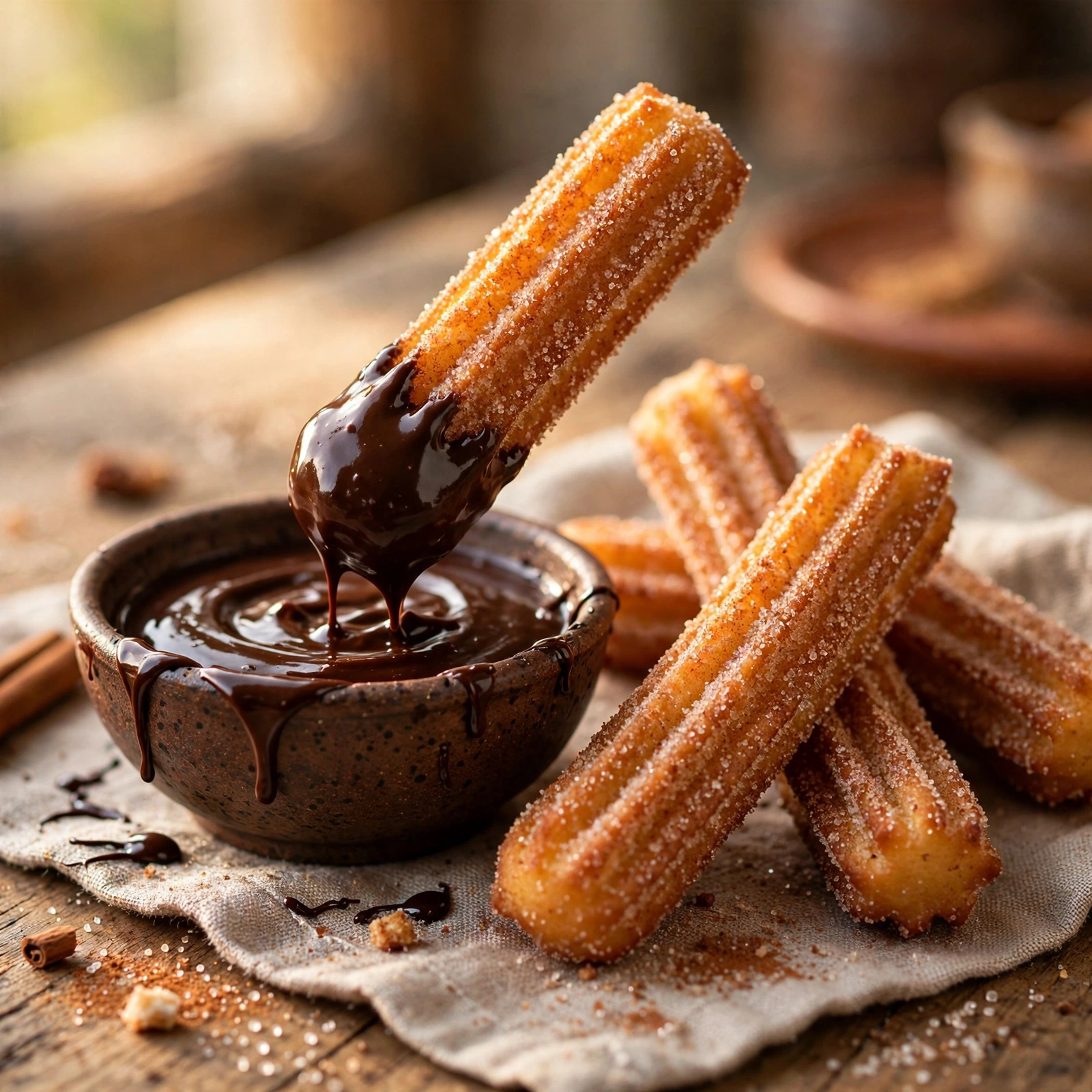 Churro Chocolate Dip