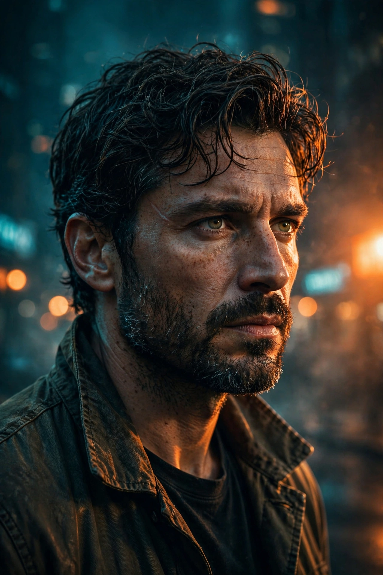 Cinematic Colour Grading Portrait Prompt
