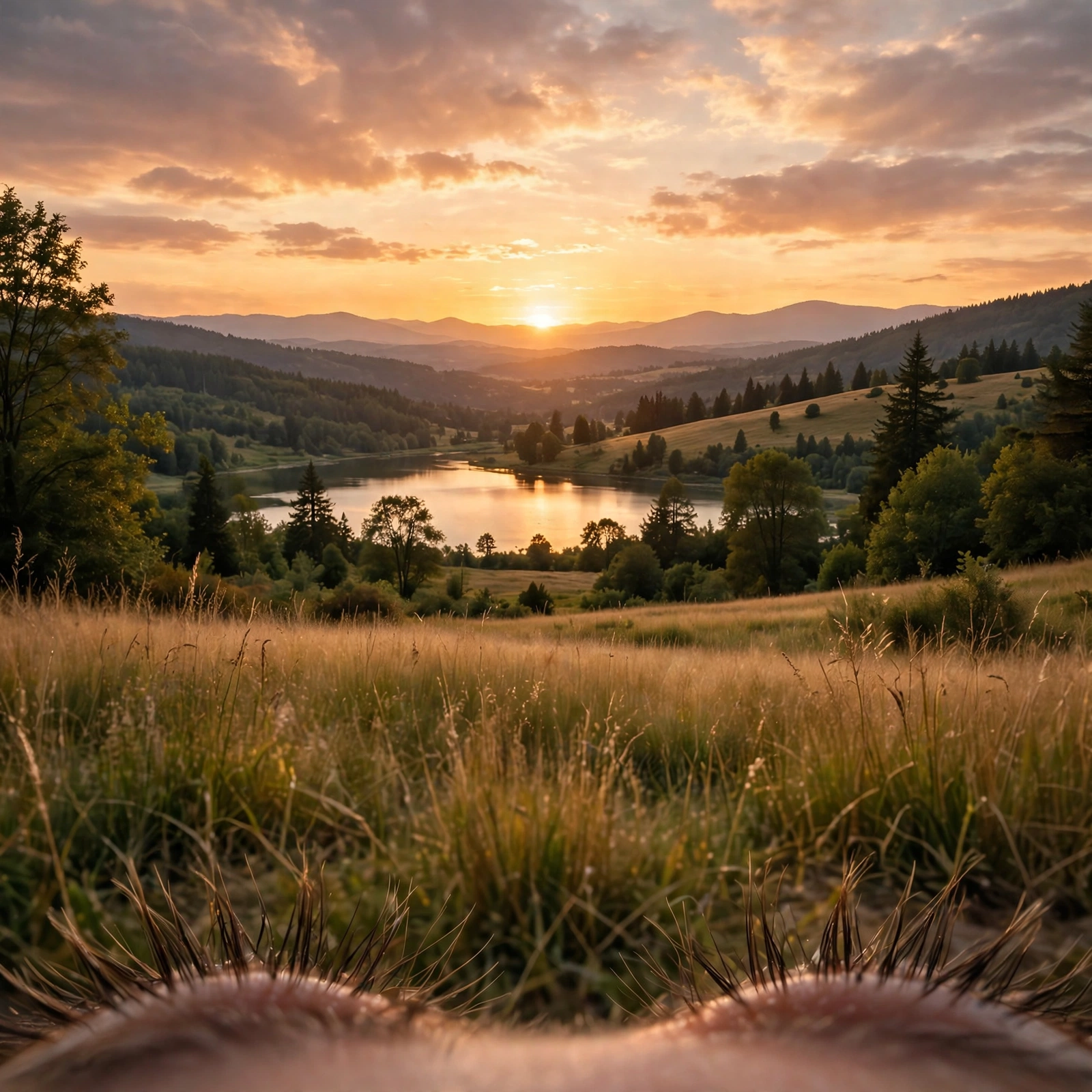 Cinematic Eyes View Sunset Photography