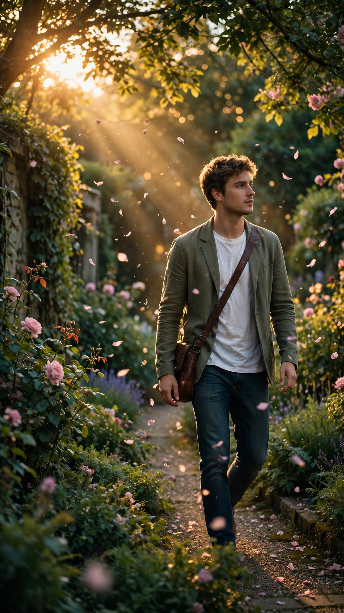 Cinematic Garden Walk Video