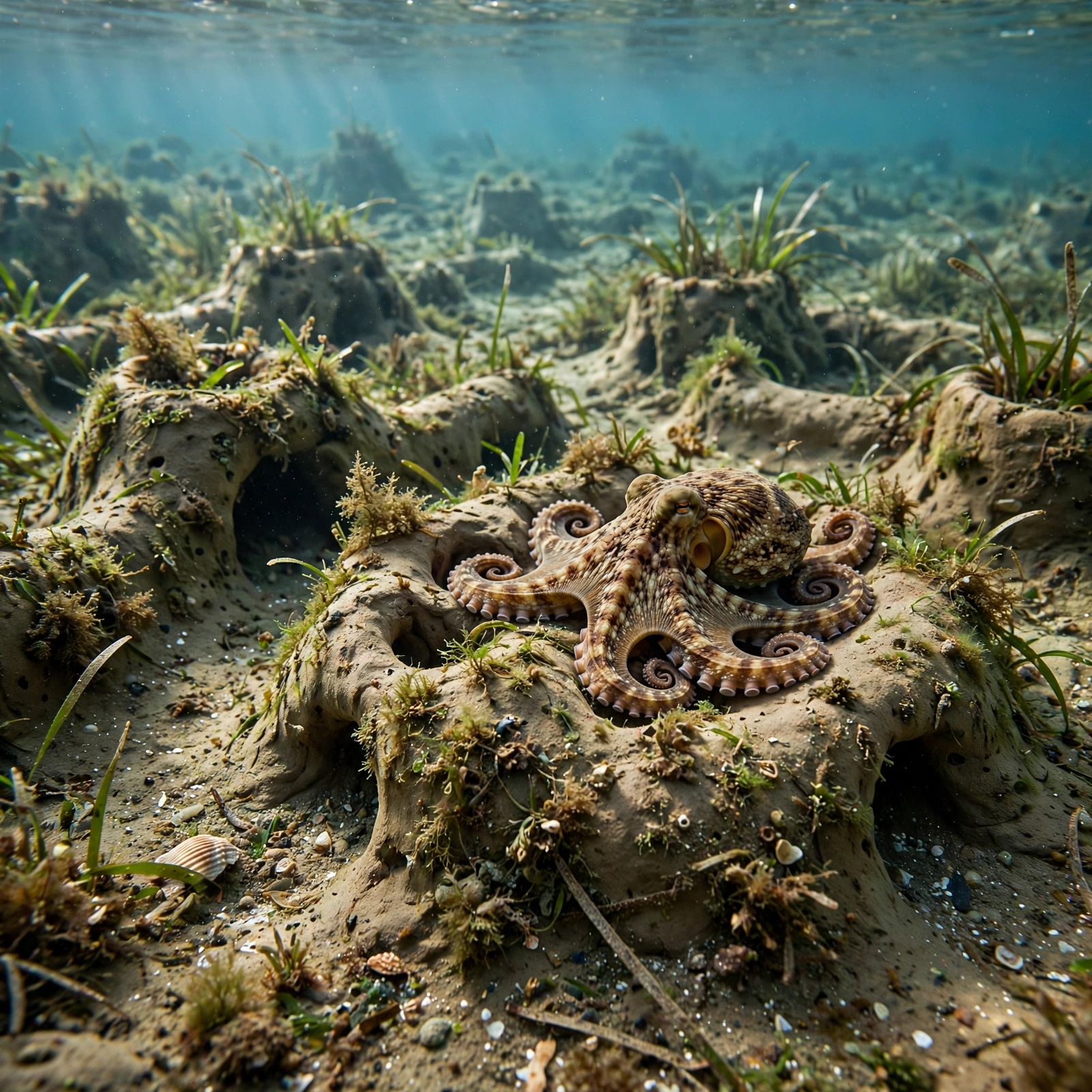 Clay Octopus Garden