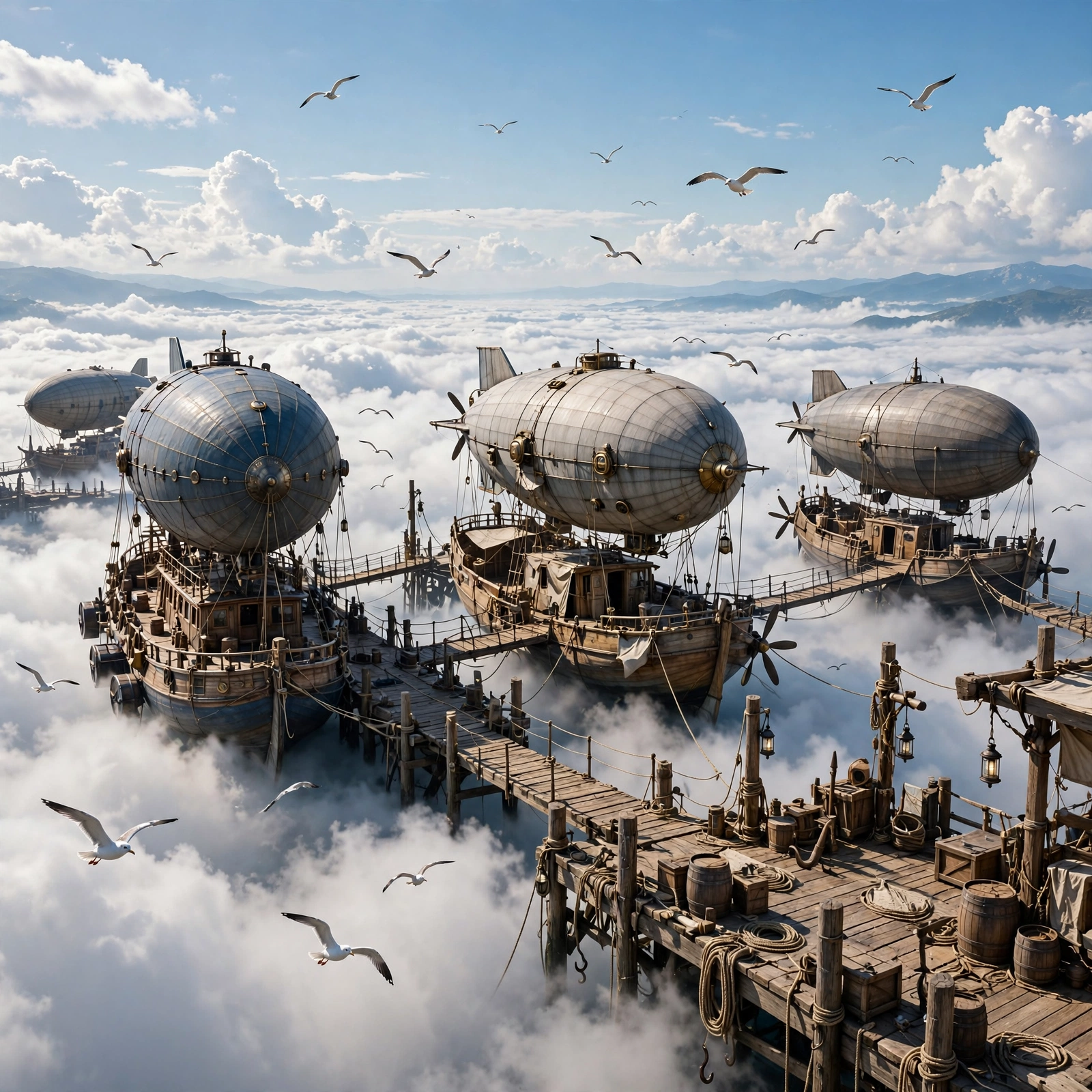 Cloudsea Airship Harbor