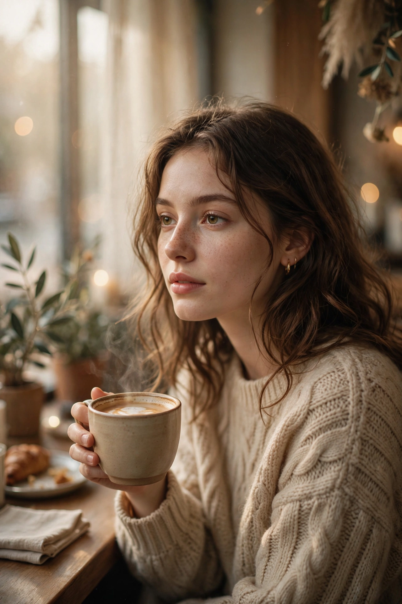 Coffee Girl Portrait
