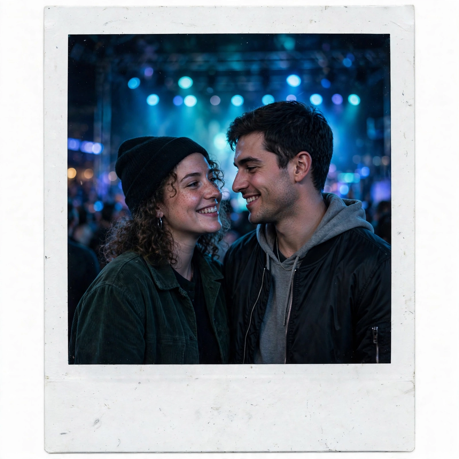 Concert Couple Polaroid Edit