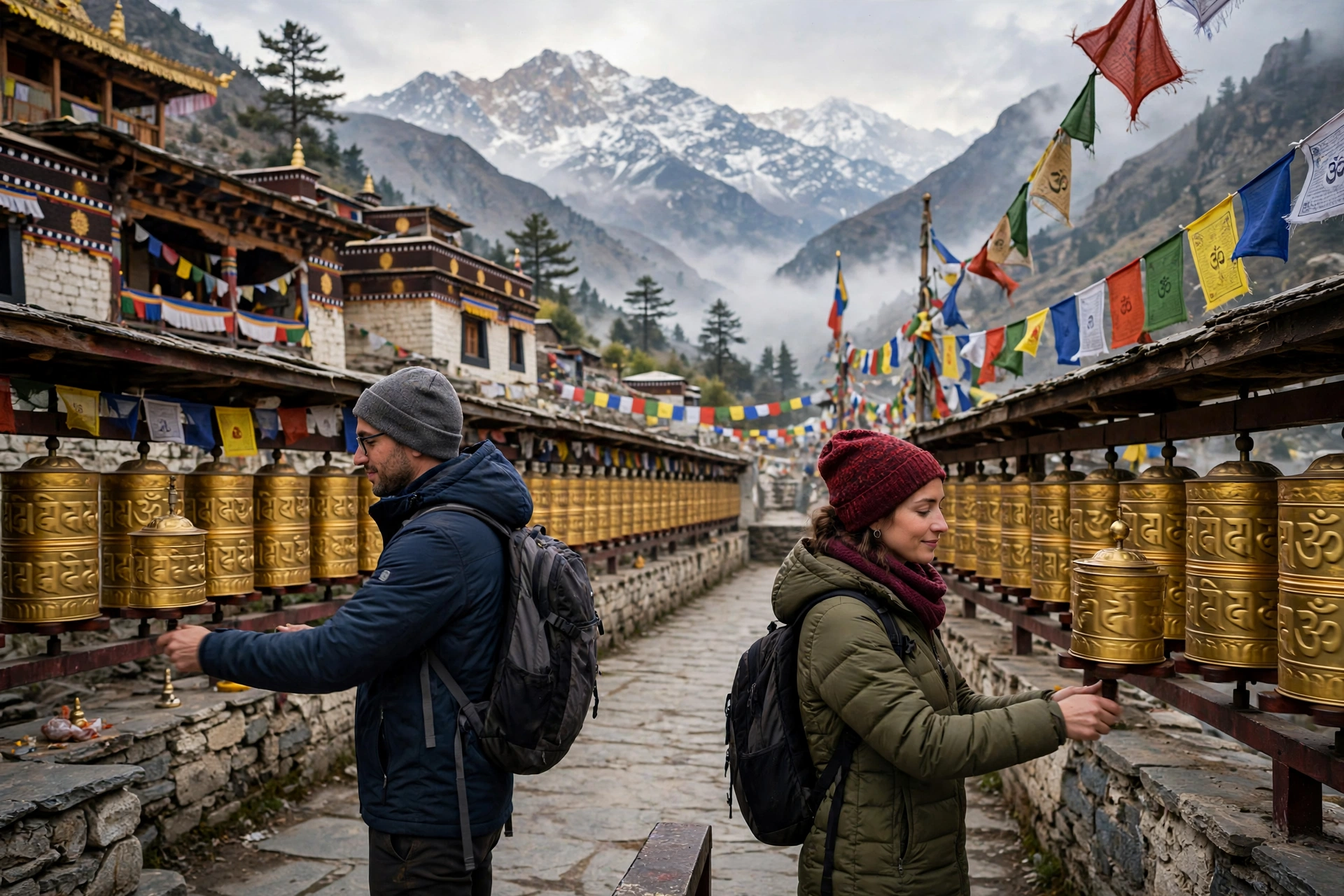 Couple Prayer Wheels