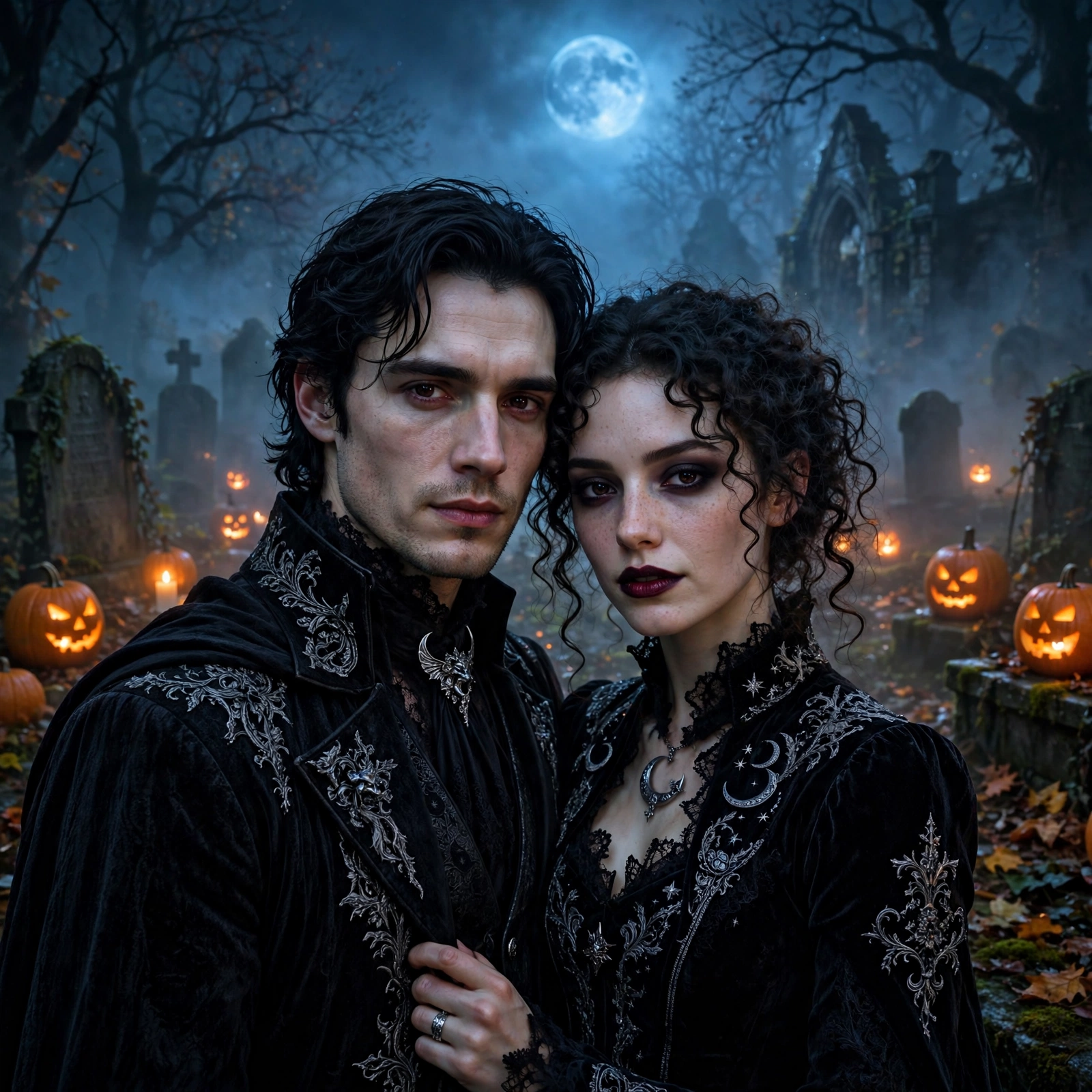 Couple Spooky Portrait