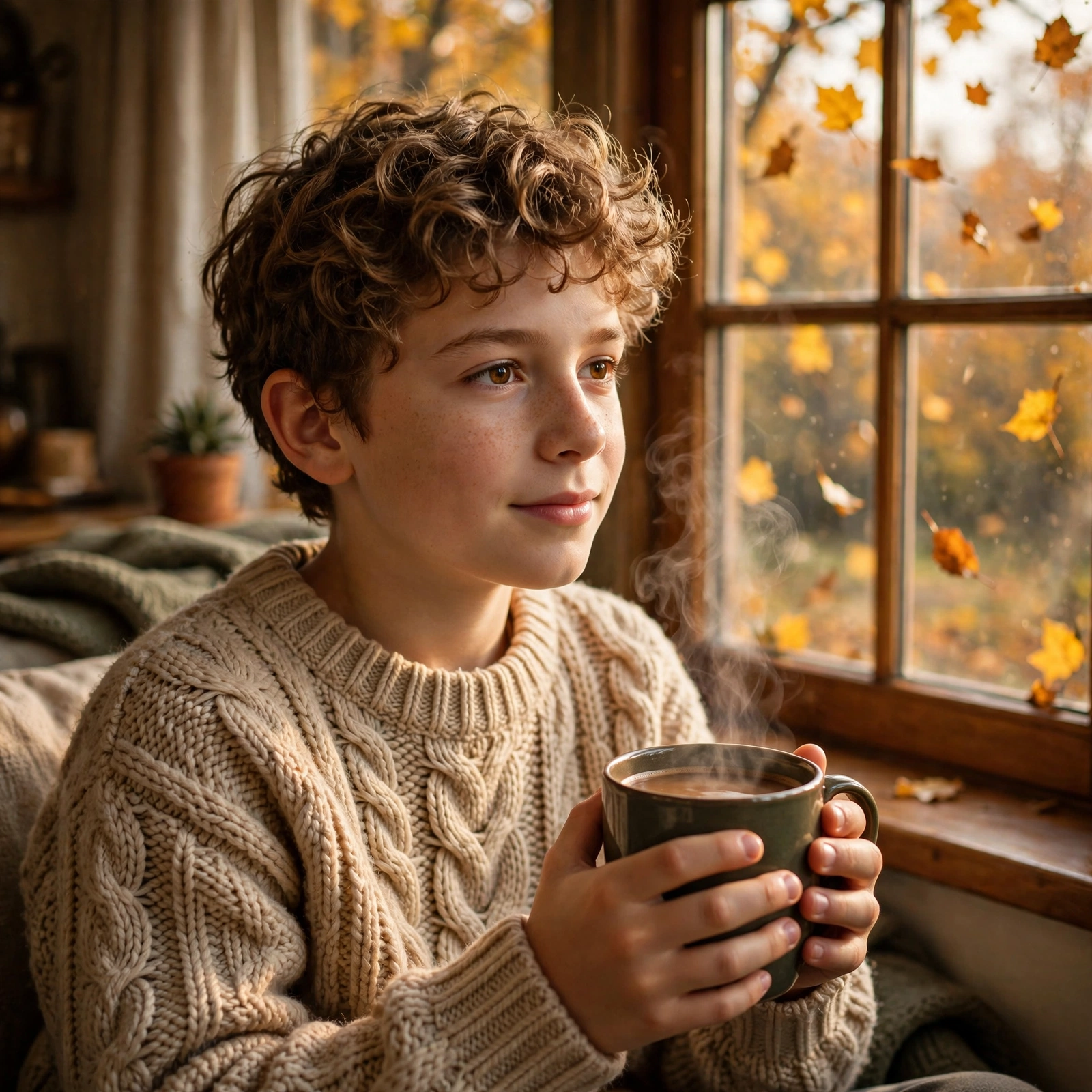 Cozy Boy Fall Day