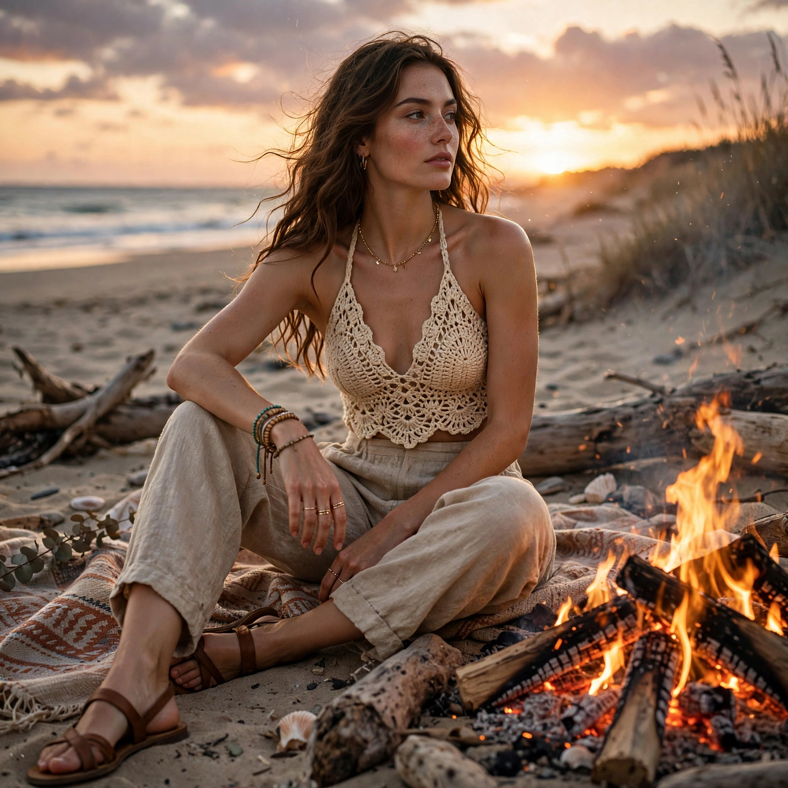 Crochet Top Beach