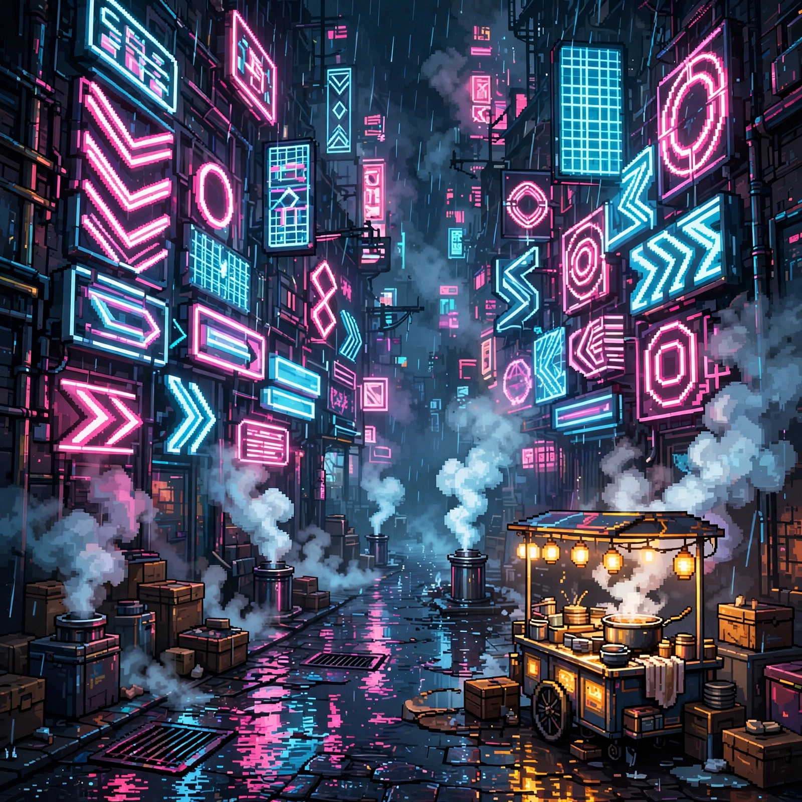 Cyber Alley Neon