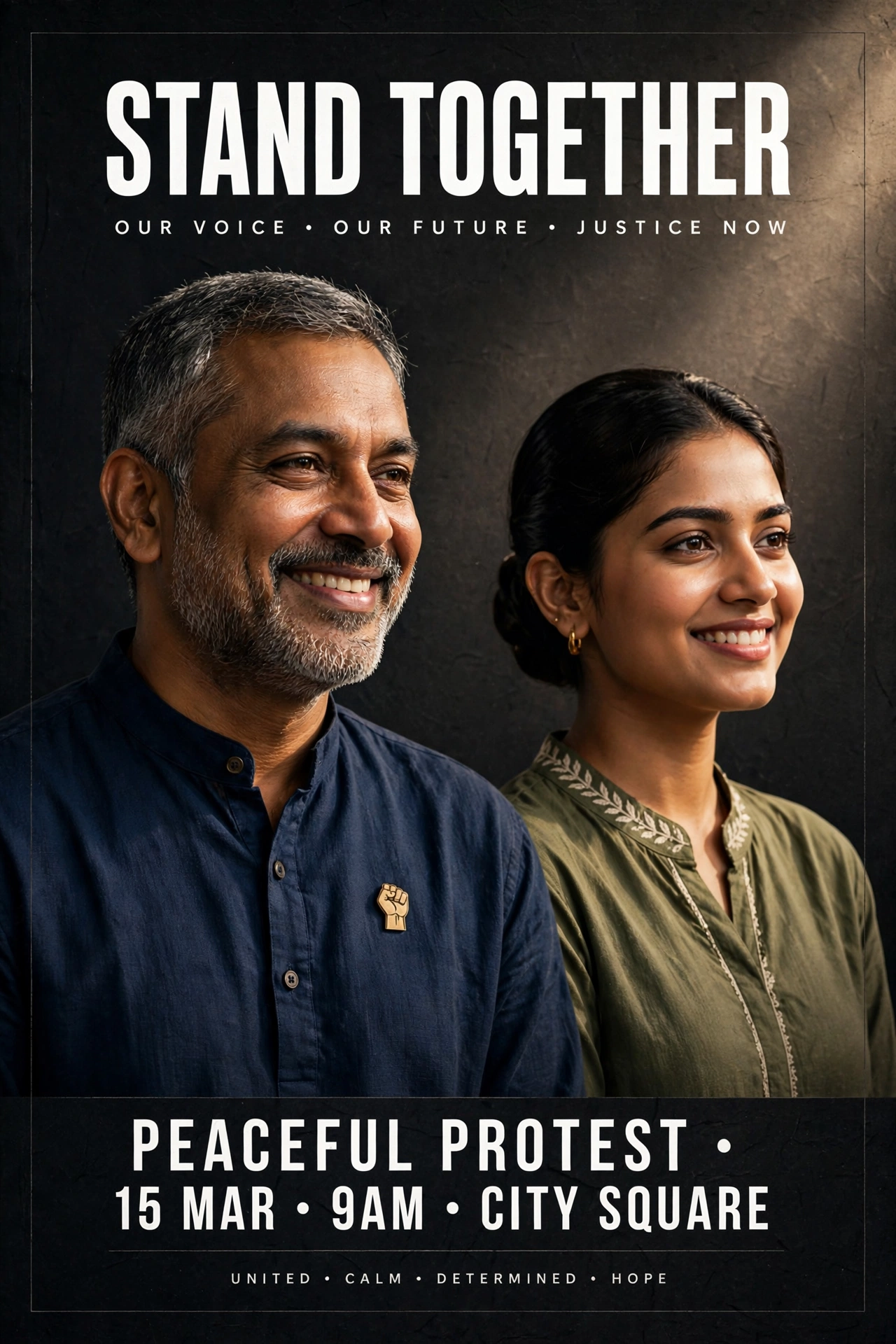 Delhi Protest Poster