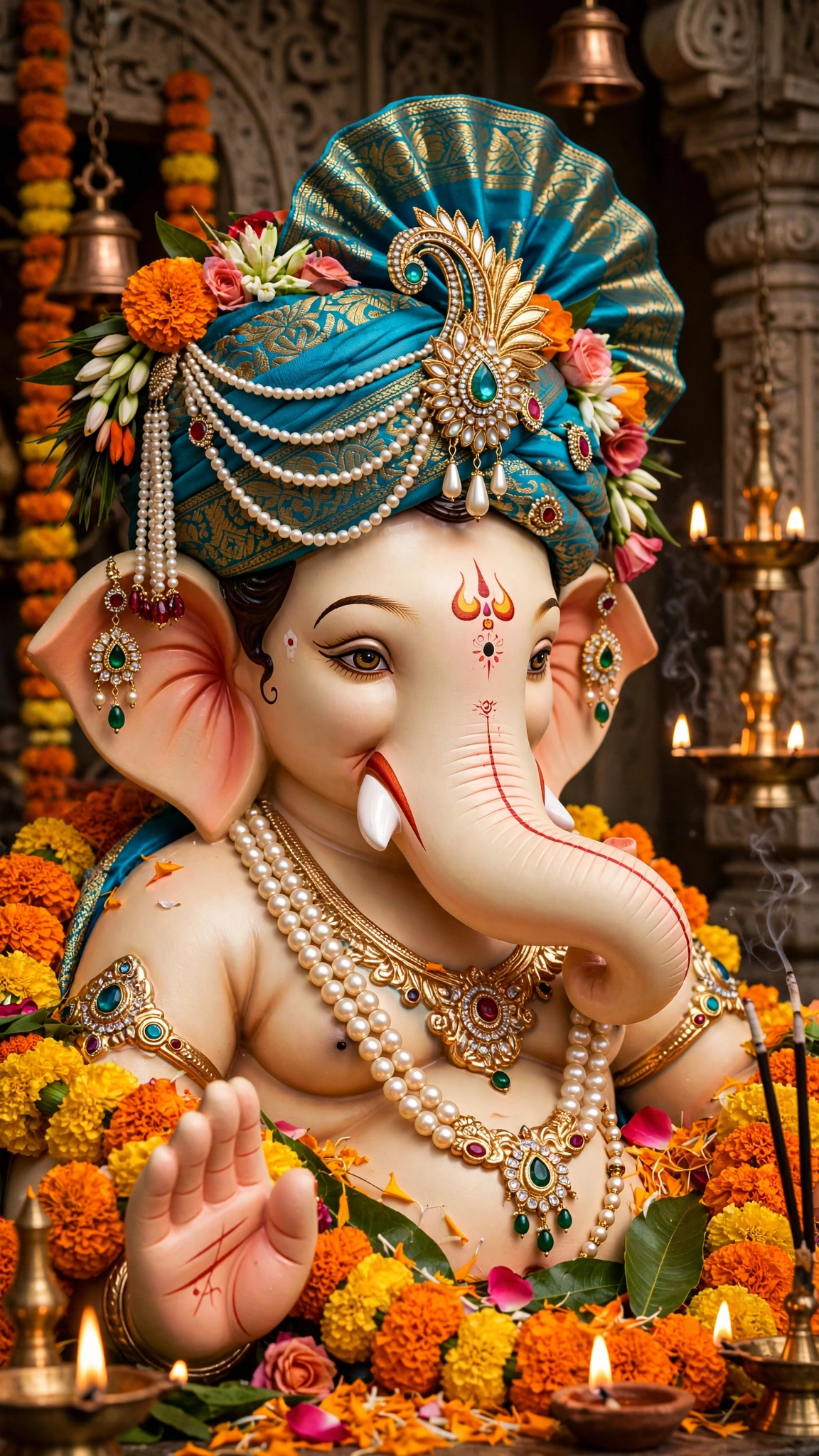 Devotional Ganpati Portrait