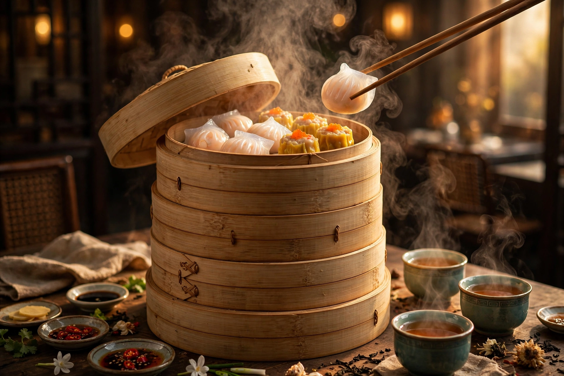 Dim Sum Steamer Stack