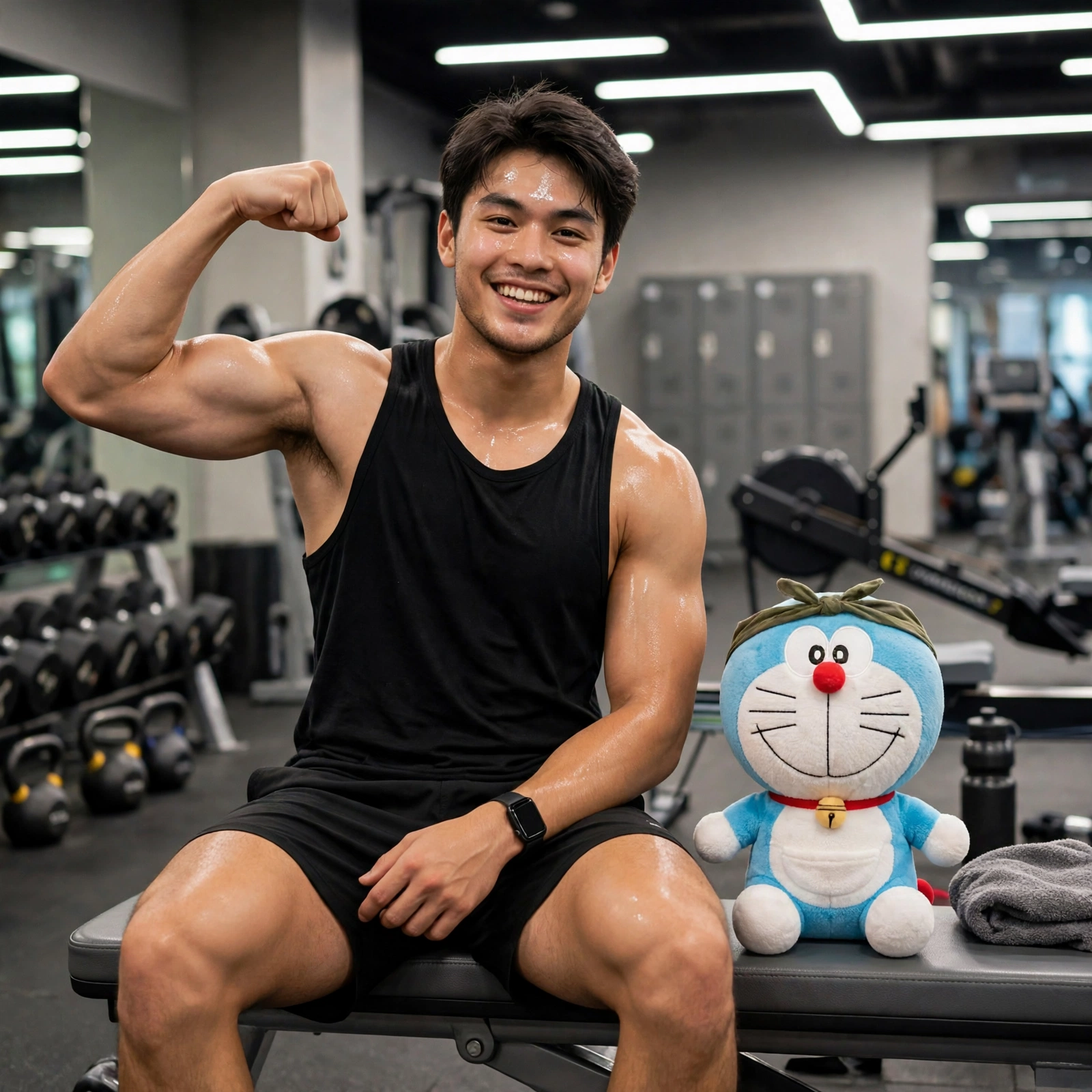 Gym Buddy Doraemon Photo