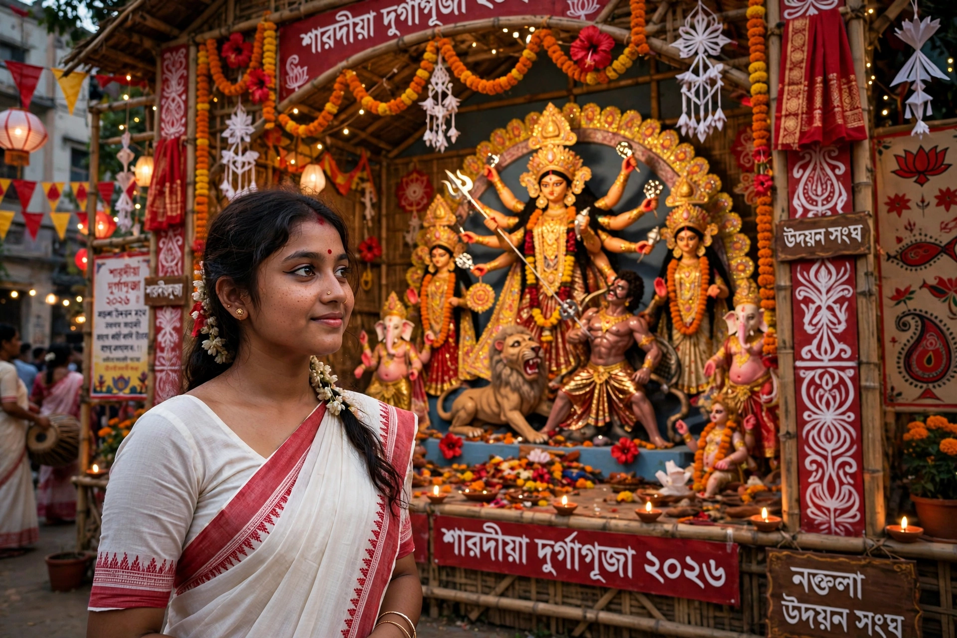 Durga Puja Girl