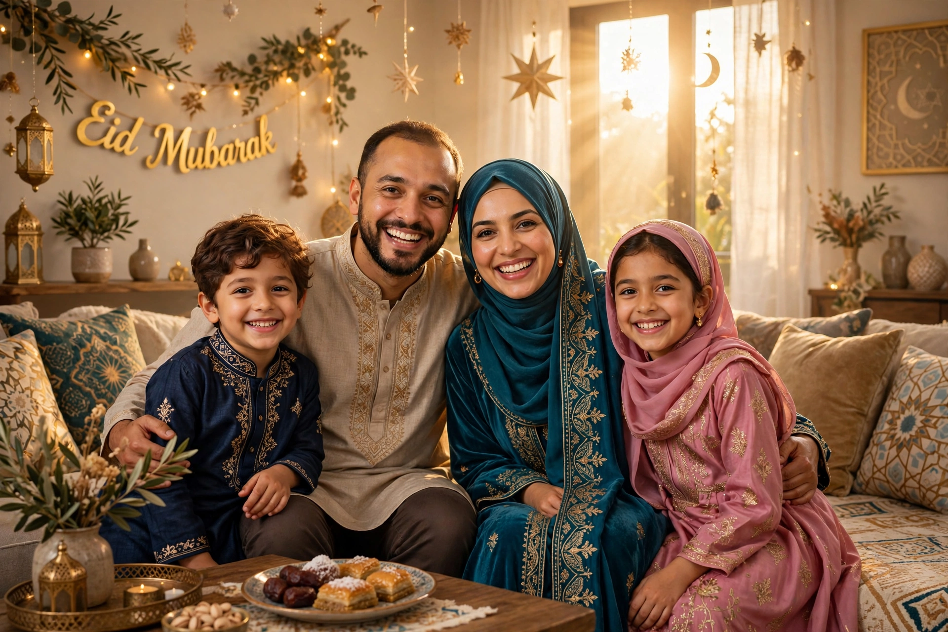 Eid Morning Family