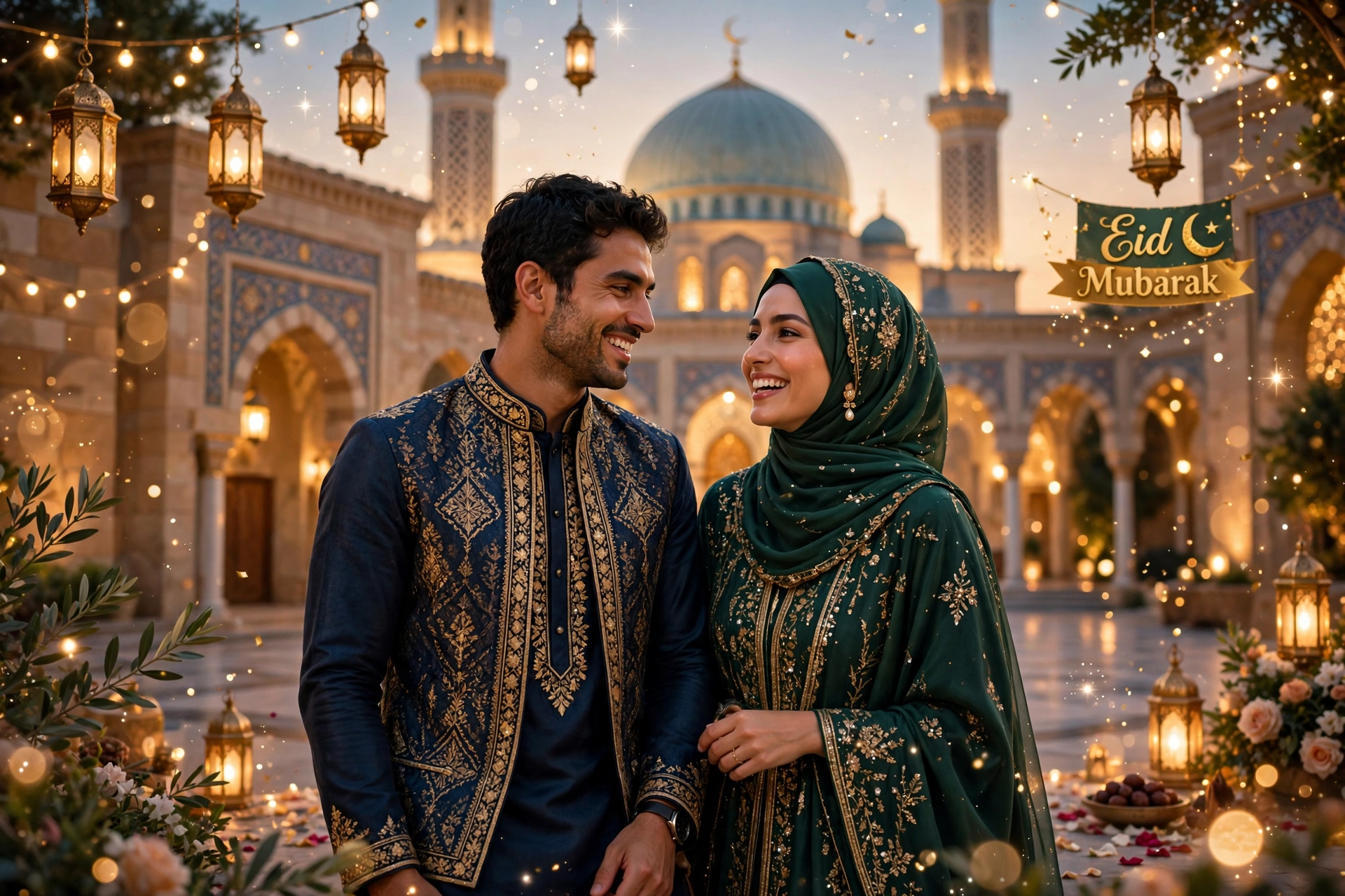 Eid Mubarak Couple
