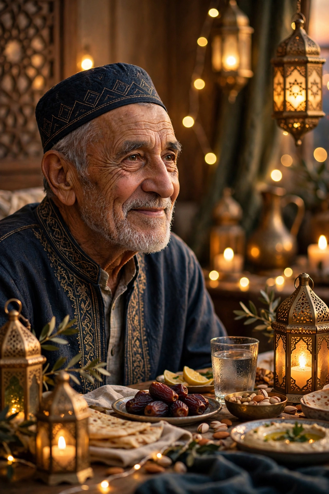 Elderly Man Ramadan Kareem