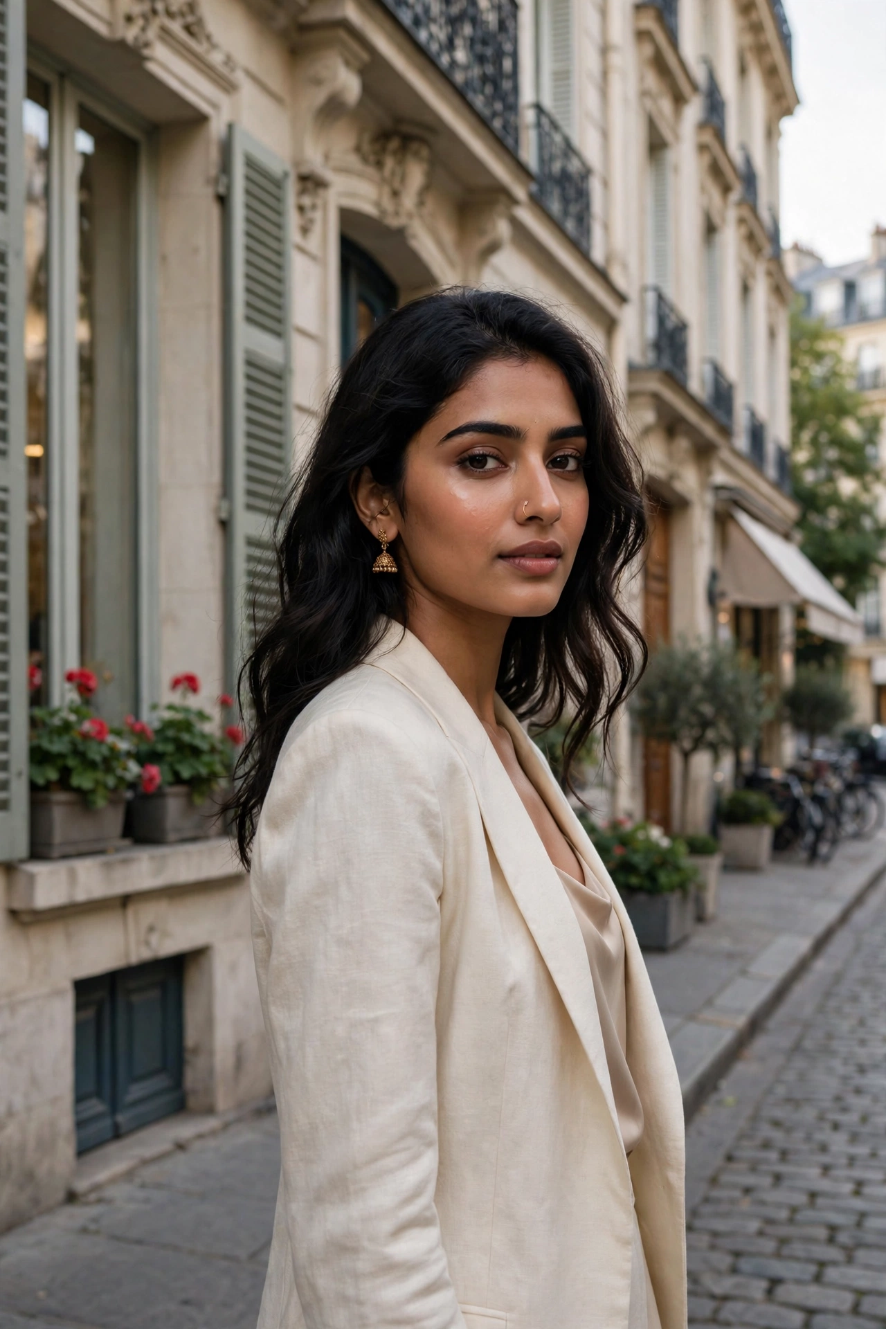 Elegant Street Fashion Portrait