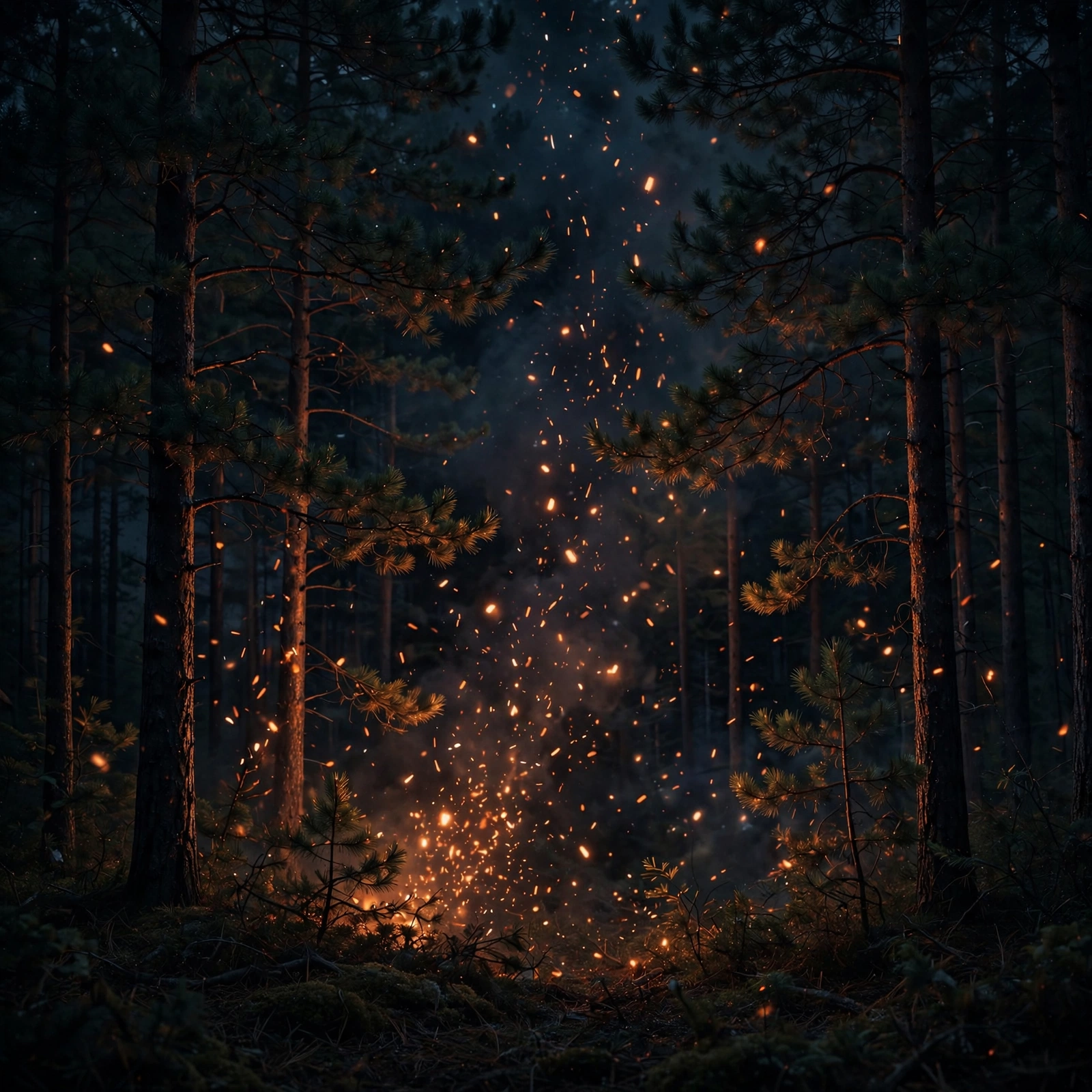 Ember Forest Fire